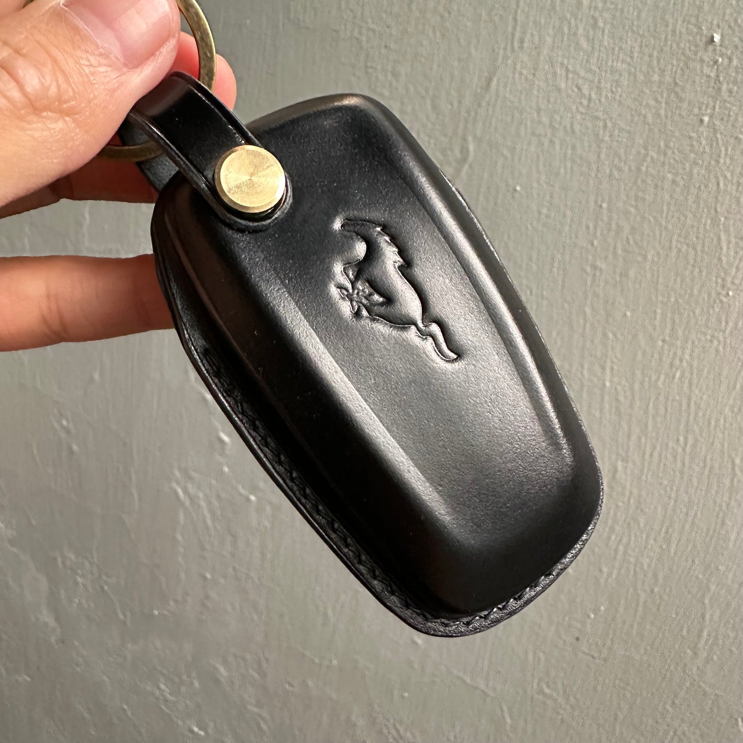 Ford Mustang key fob cover, Shell Cordovan
