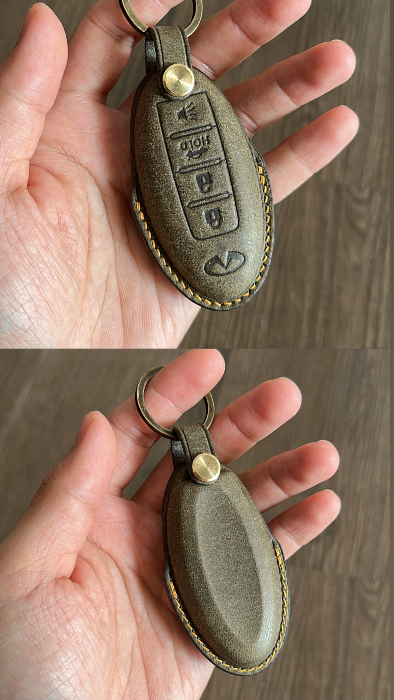 Infiniti key case, Pueblo leather