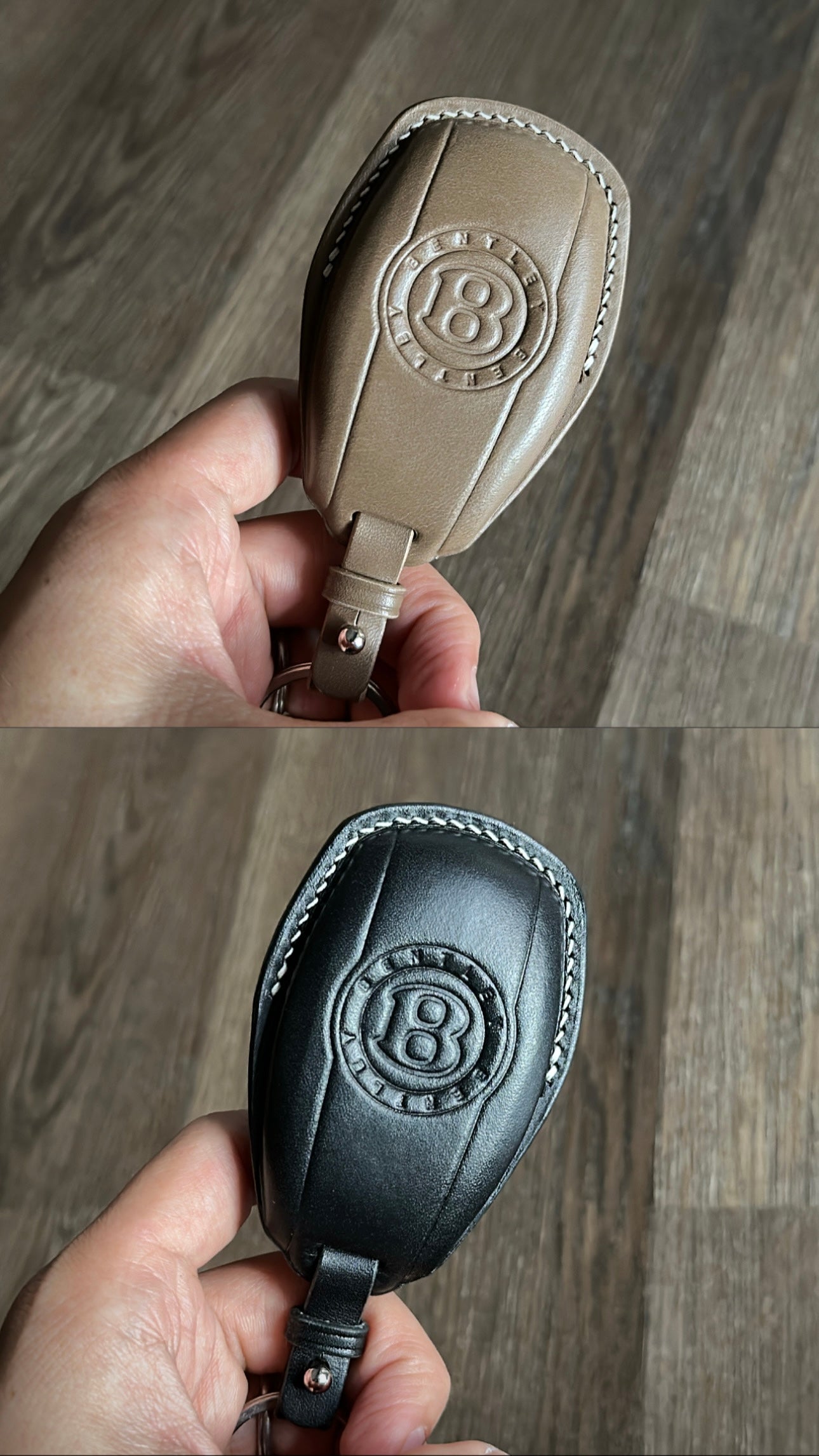 Bentley key fob cover, key case, Buttero Leather