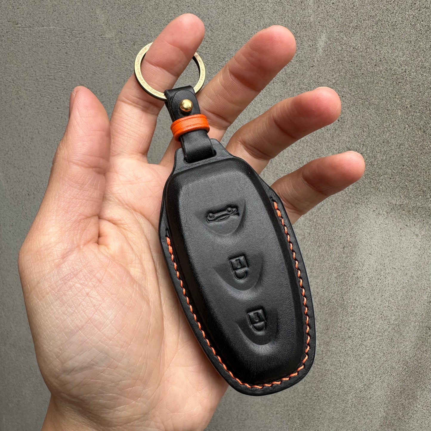 McLaren key fob cover, key case, Buttero Leather
