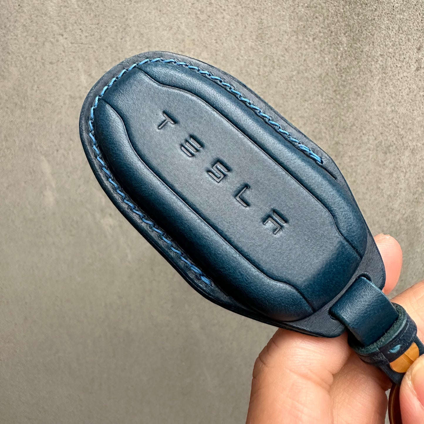 Tesla key fob cover, Buttero Leather