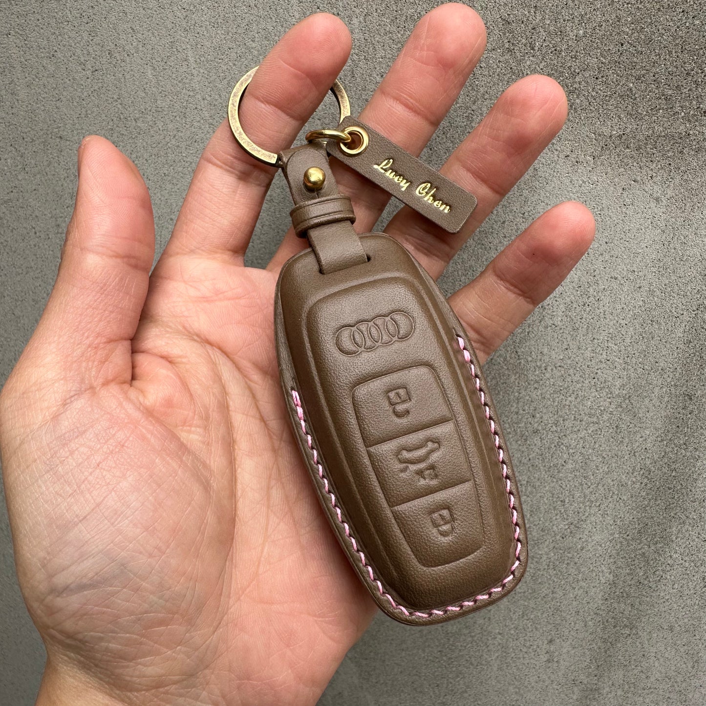 Audi key fob cover, Buttero Leather