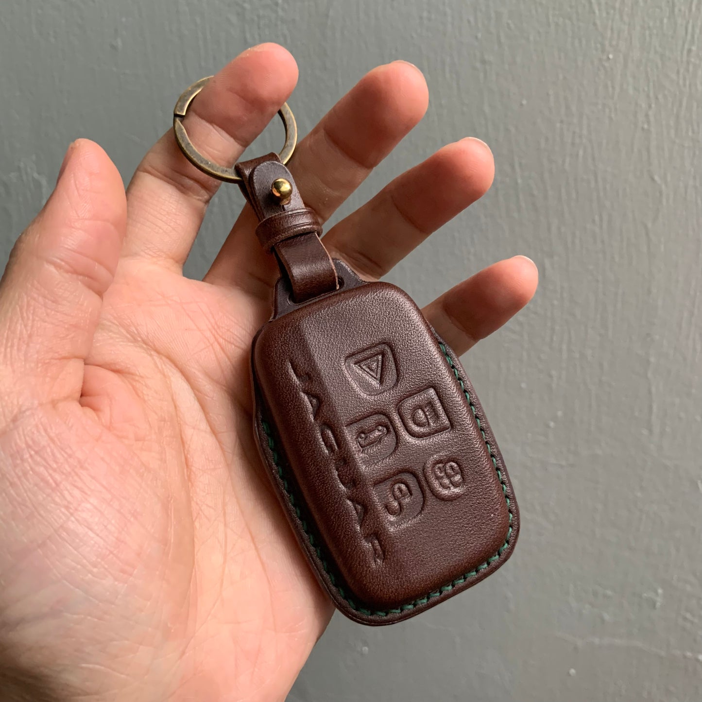 Jaguar key fob cover, Buttero Leather