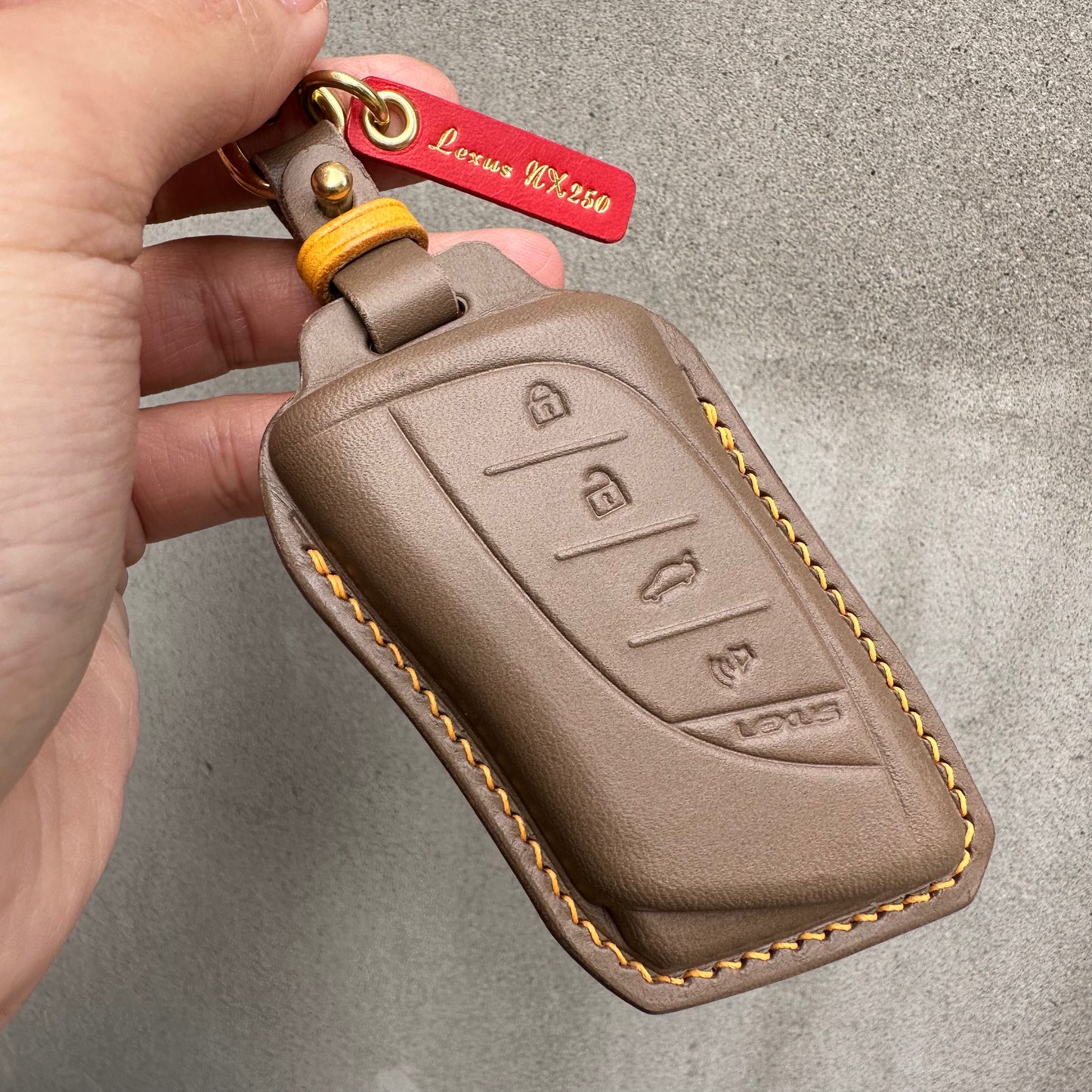 Lexus key fob cover, Buttero Leather