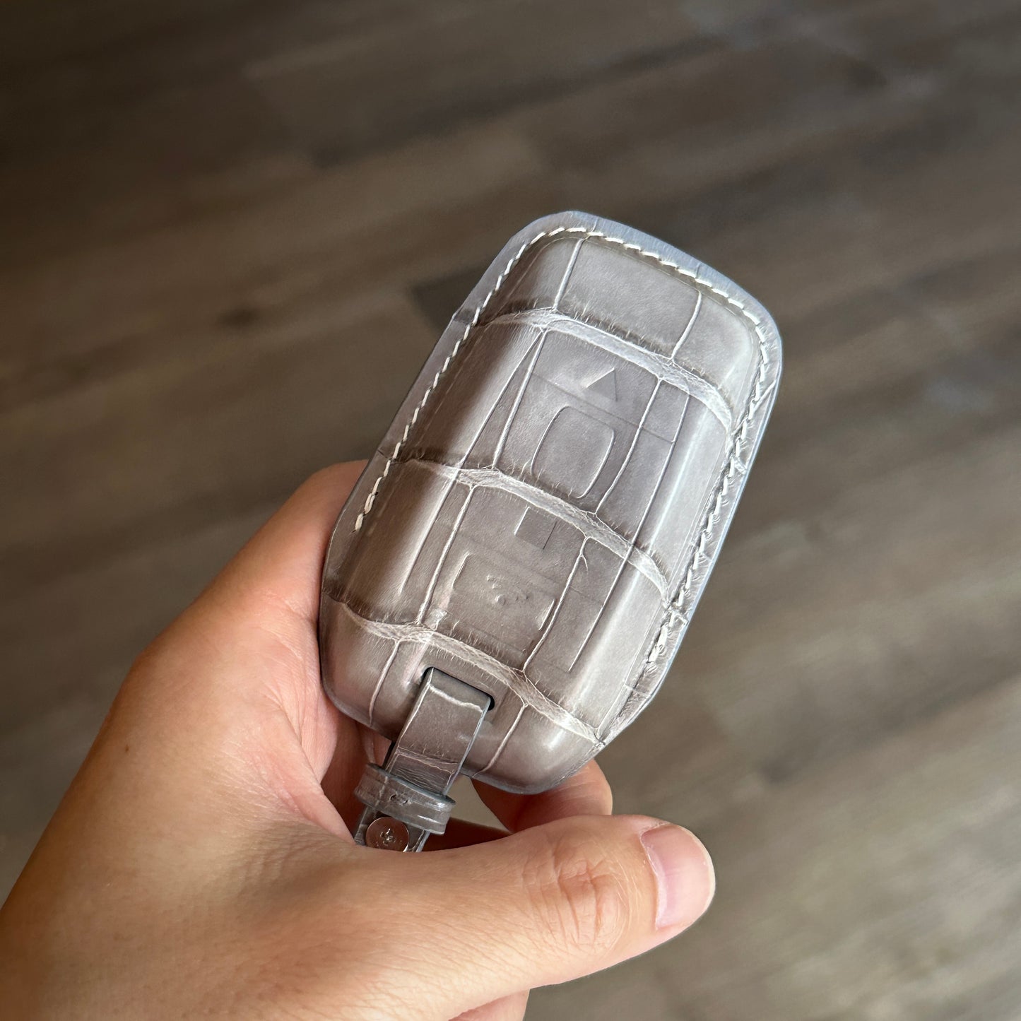 Rolls Royce Crocodile key fob cover, Leather key holder