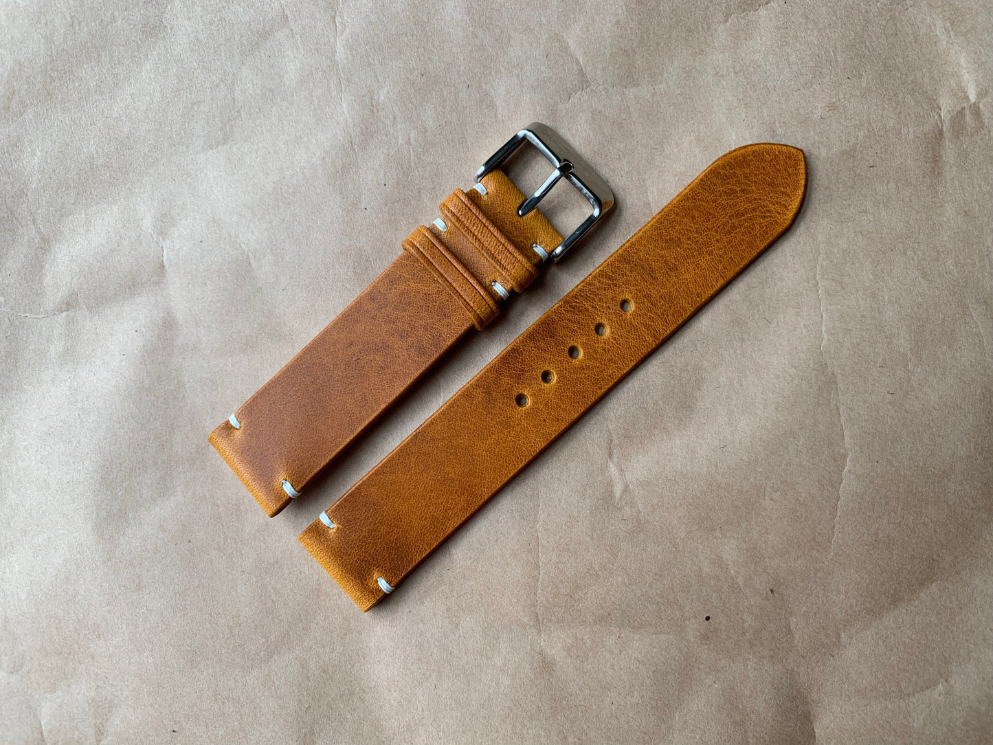 Italian Badalassi wax leather watch band