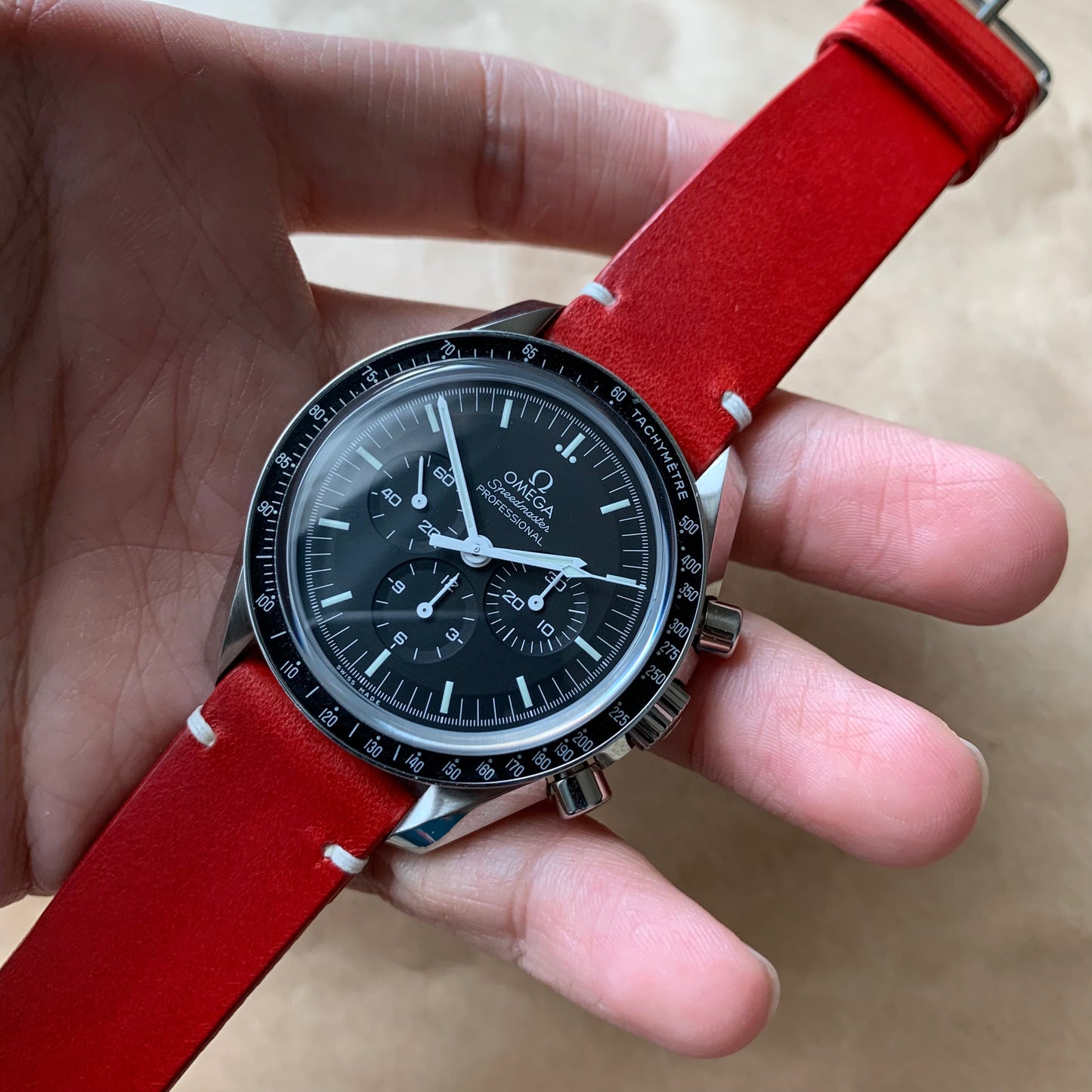 Italian Buttero leather watch band