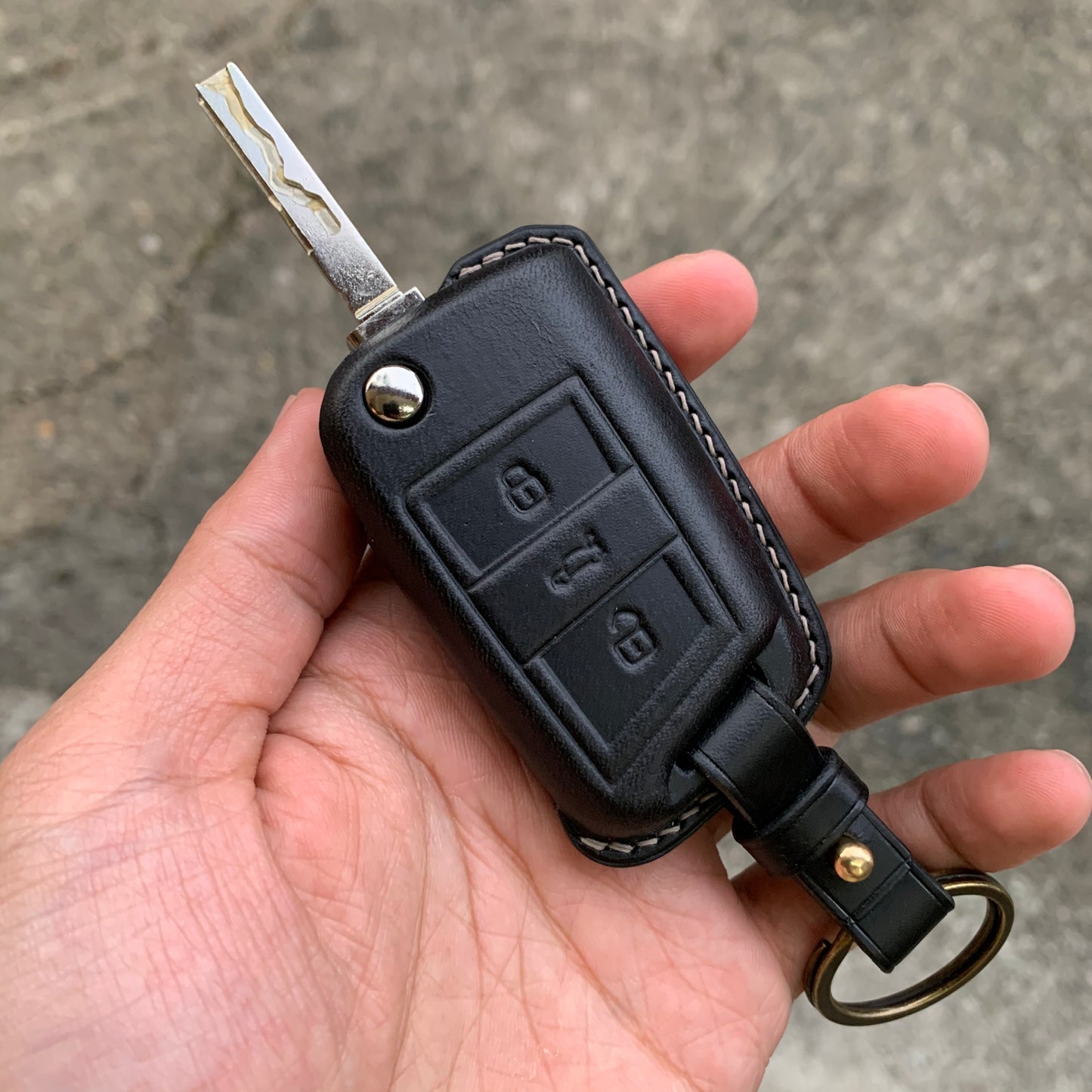Volkswagen key fob cover, Buttero Leather key case
