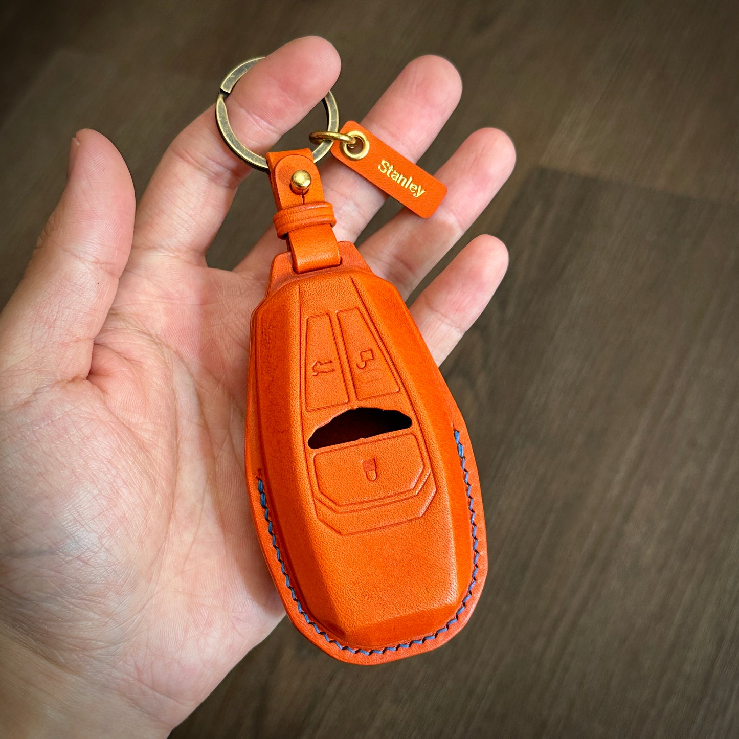 Aston Martin key fob cover, key case, Buttero Leather