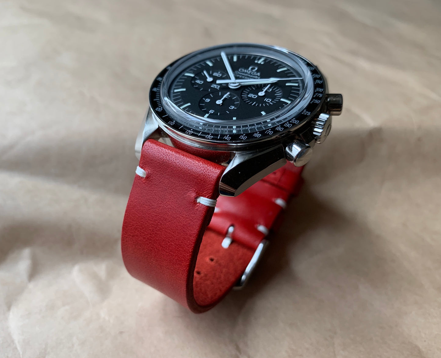 Italian Buttero leather watch band