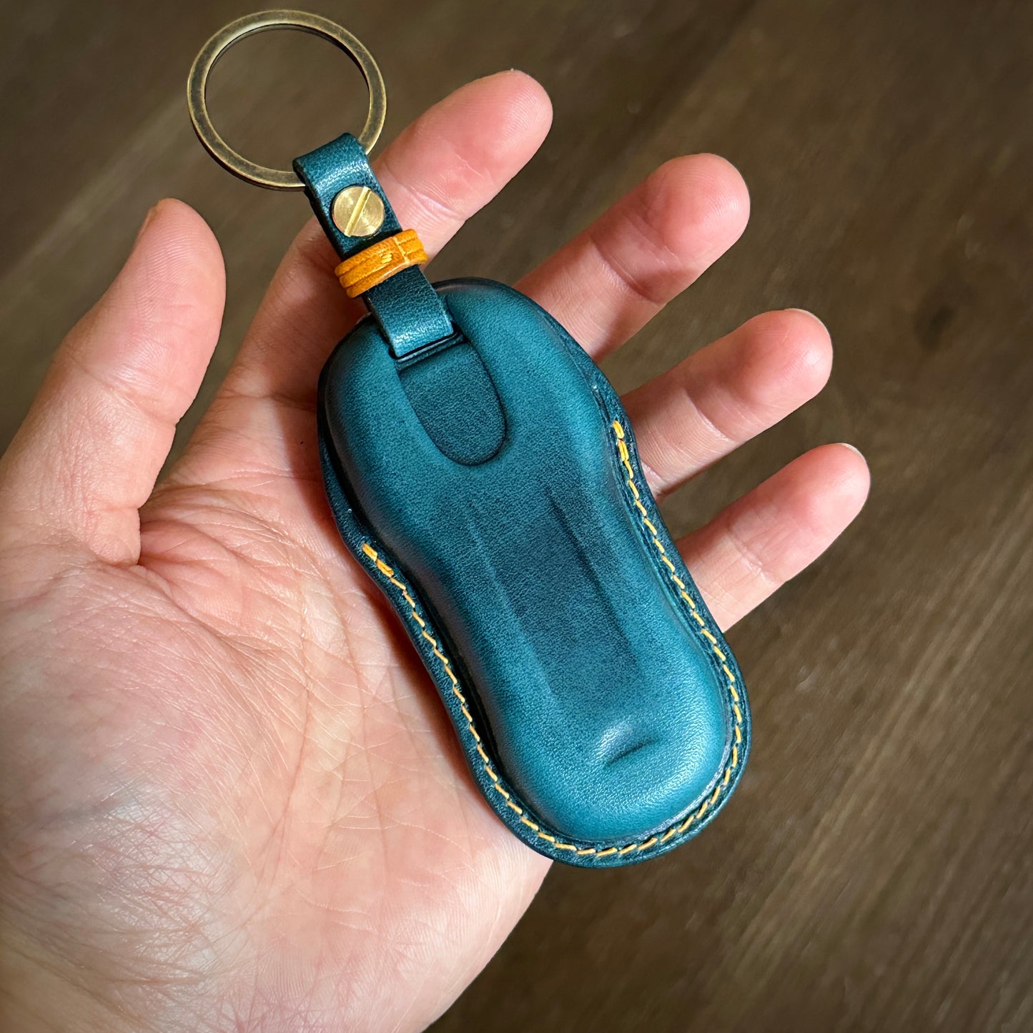 Porsche key fob cover, key case, Wax leather
