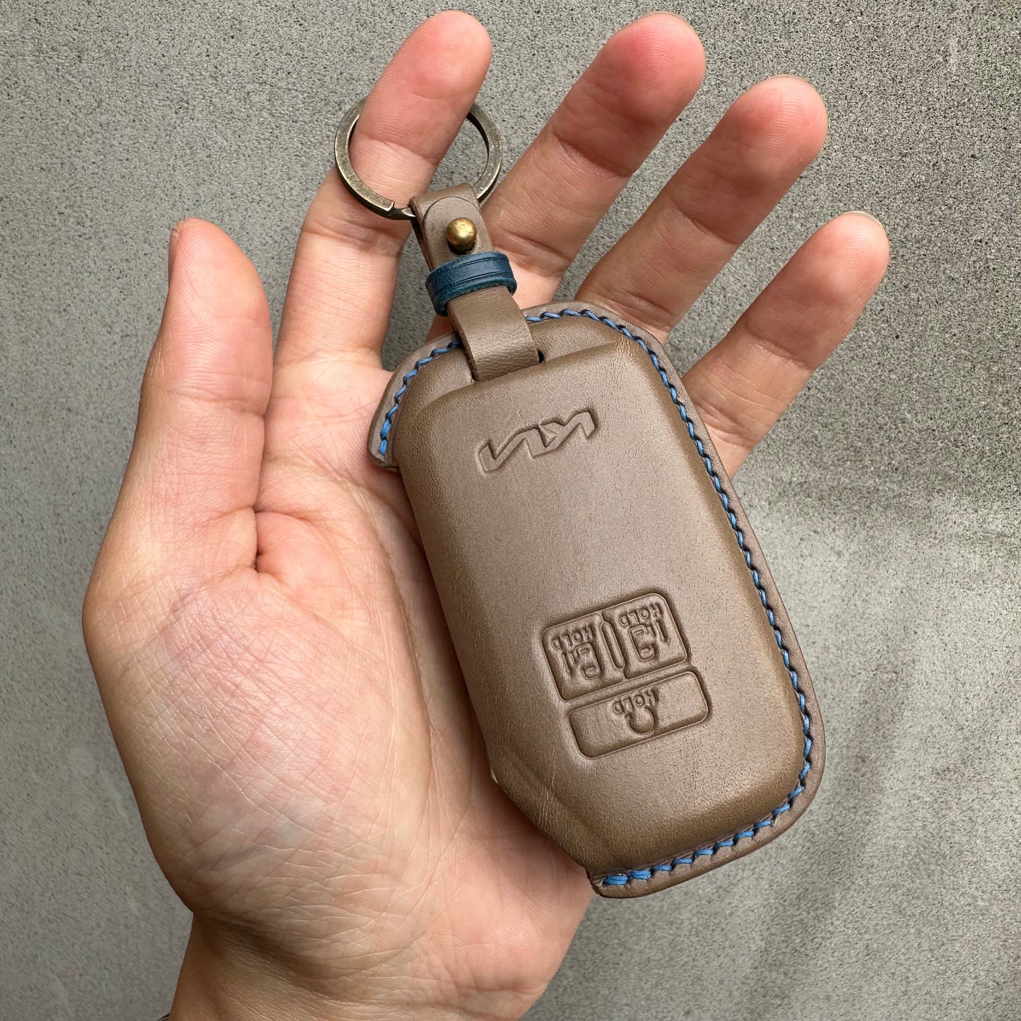 Kia key fob cover, Buttero Leather key case