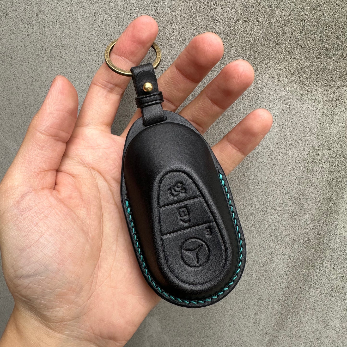 Mercedes-Benz key fob cover, Buttero Leather