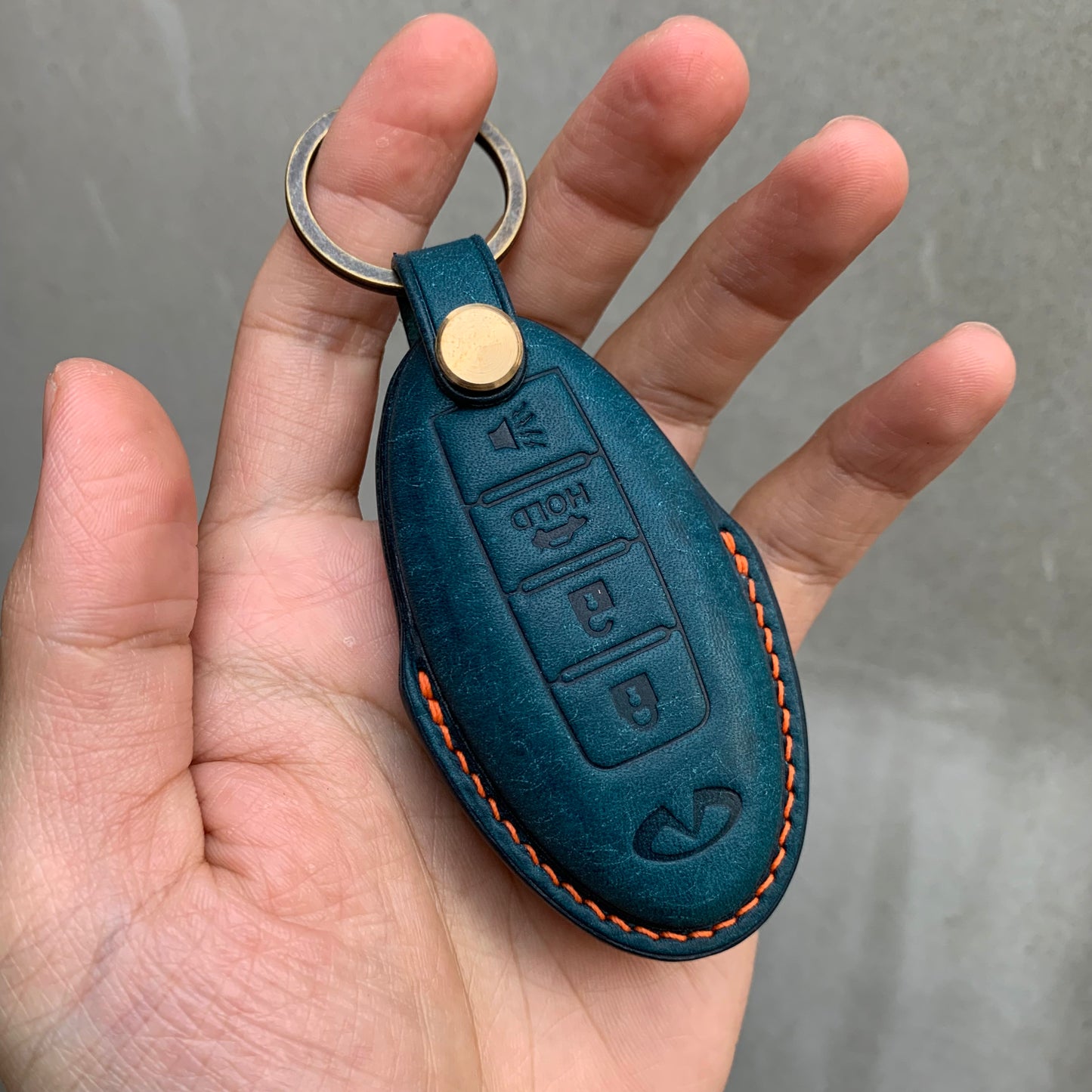Infiniti key case, Pueblo leather