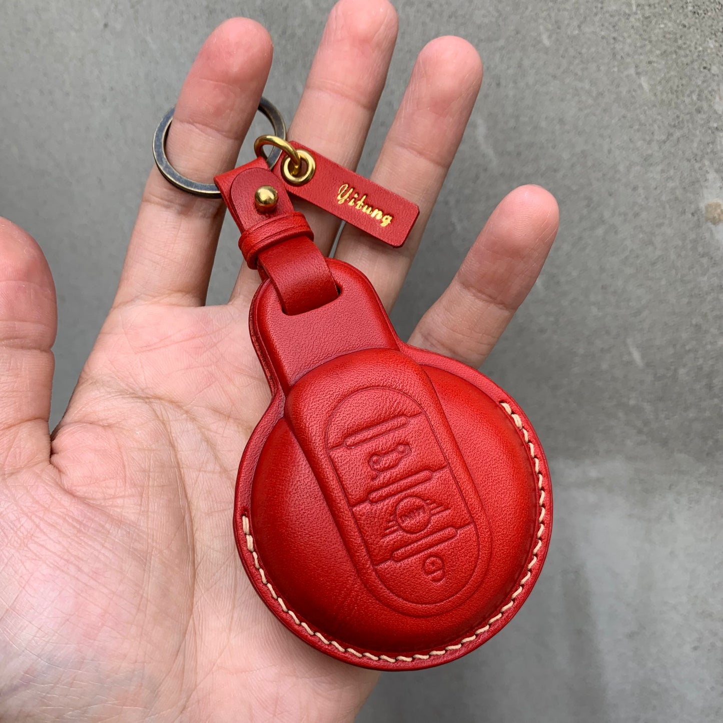 Mini Cooper key case, Buttero Leather