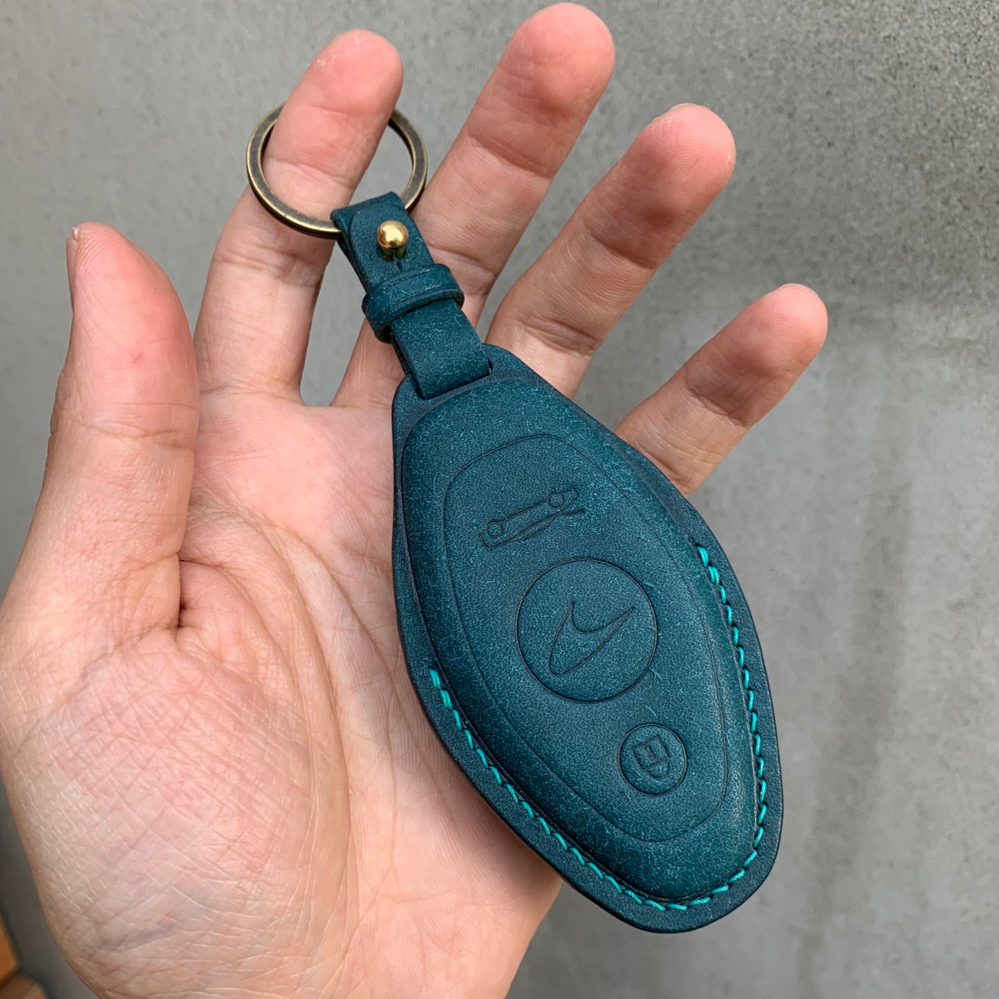 McLaren key case, key fob cover, Pueblo leather