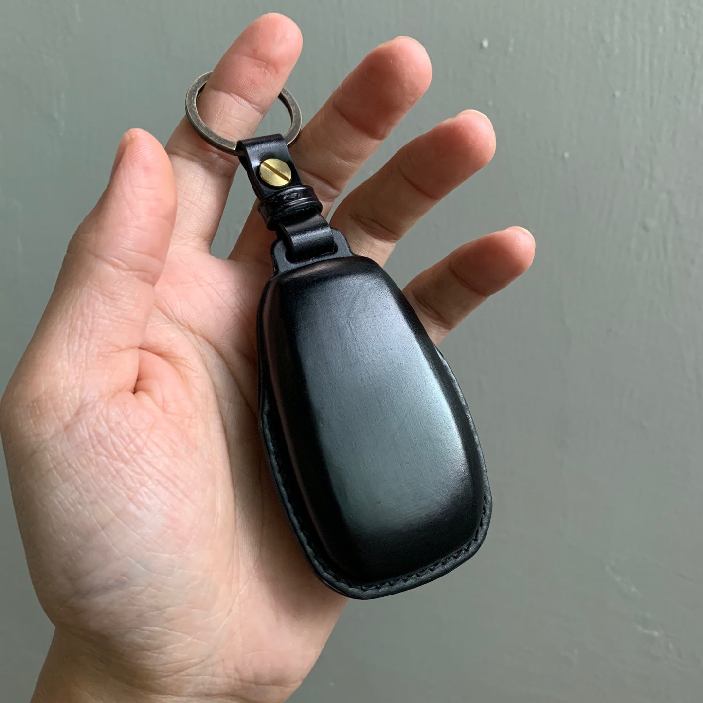 Subaru key fob cover, Shell Cordovan key case