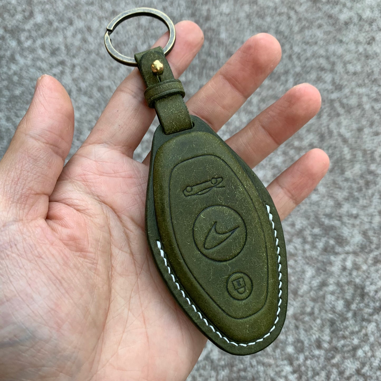 McLaren key case, key fob cover, Pueblo leather