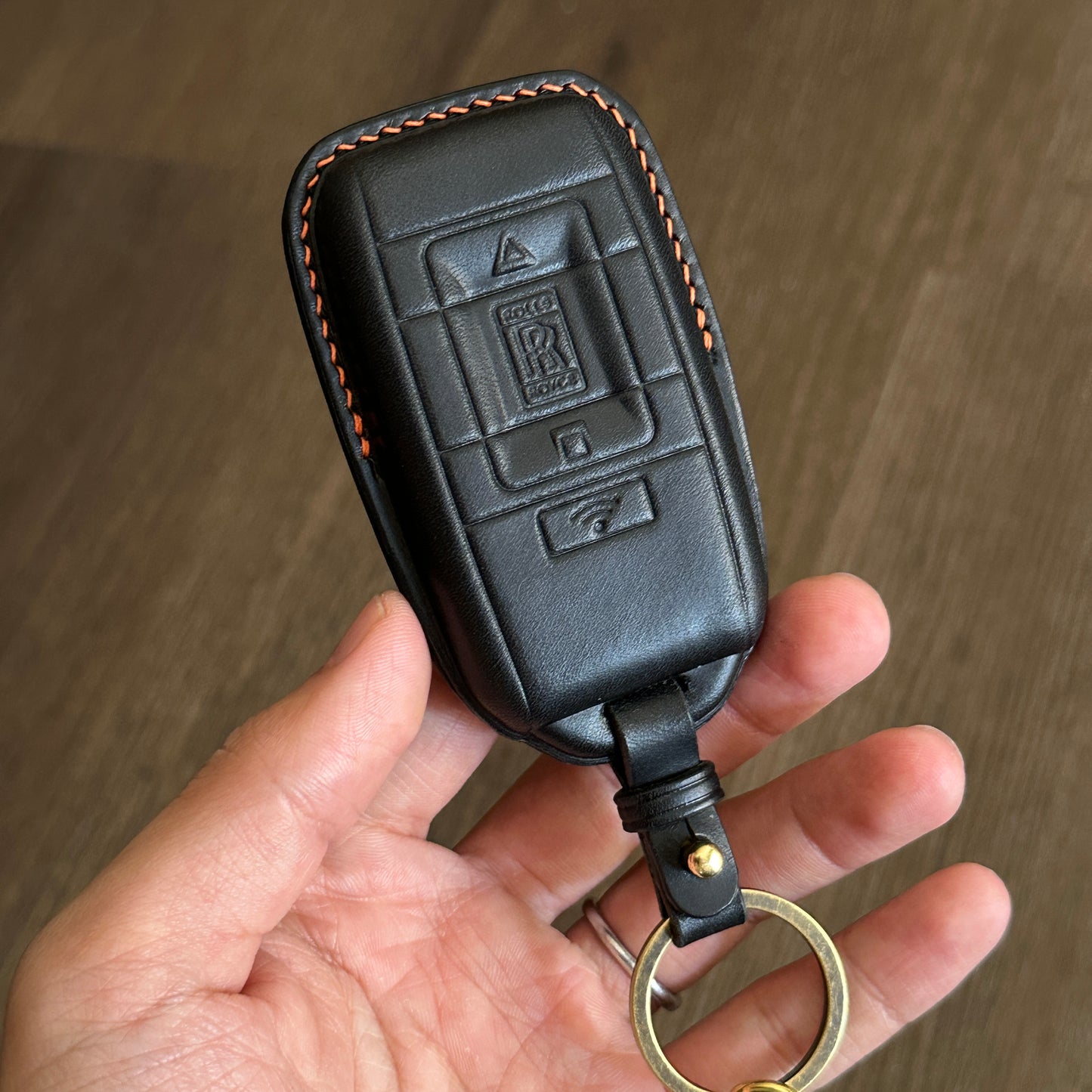 Rolls Royce key fob cover, key case,Buttero Leather