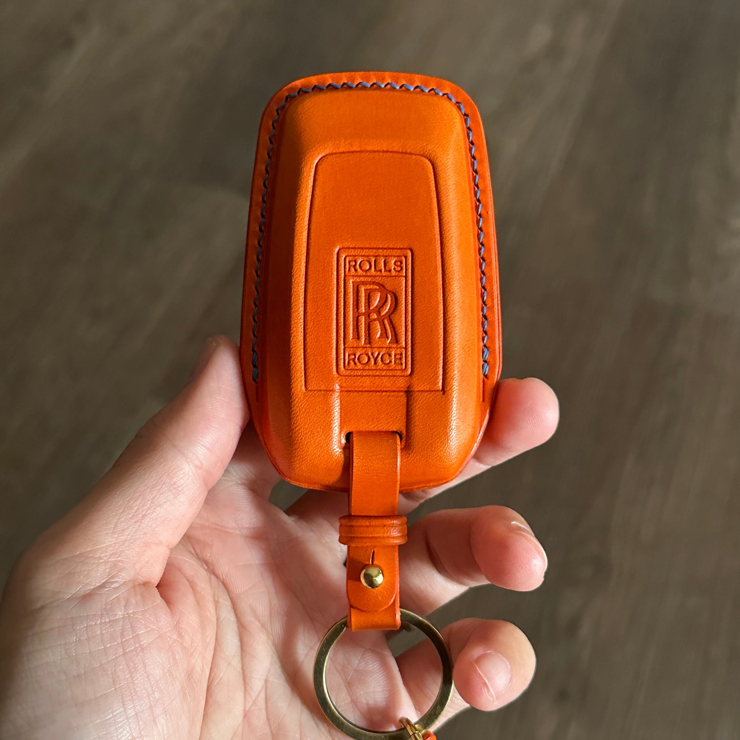 Rolls Royce key fob cover, key case,Buttero Leather