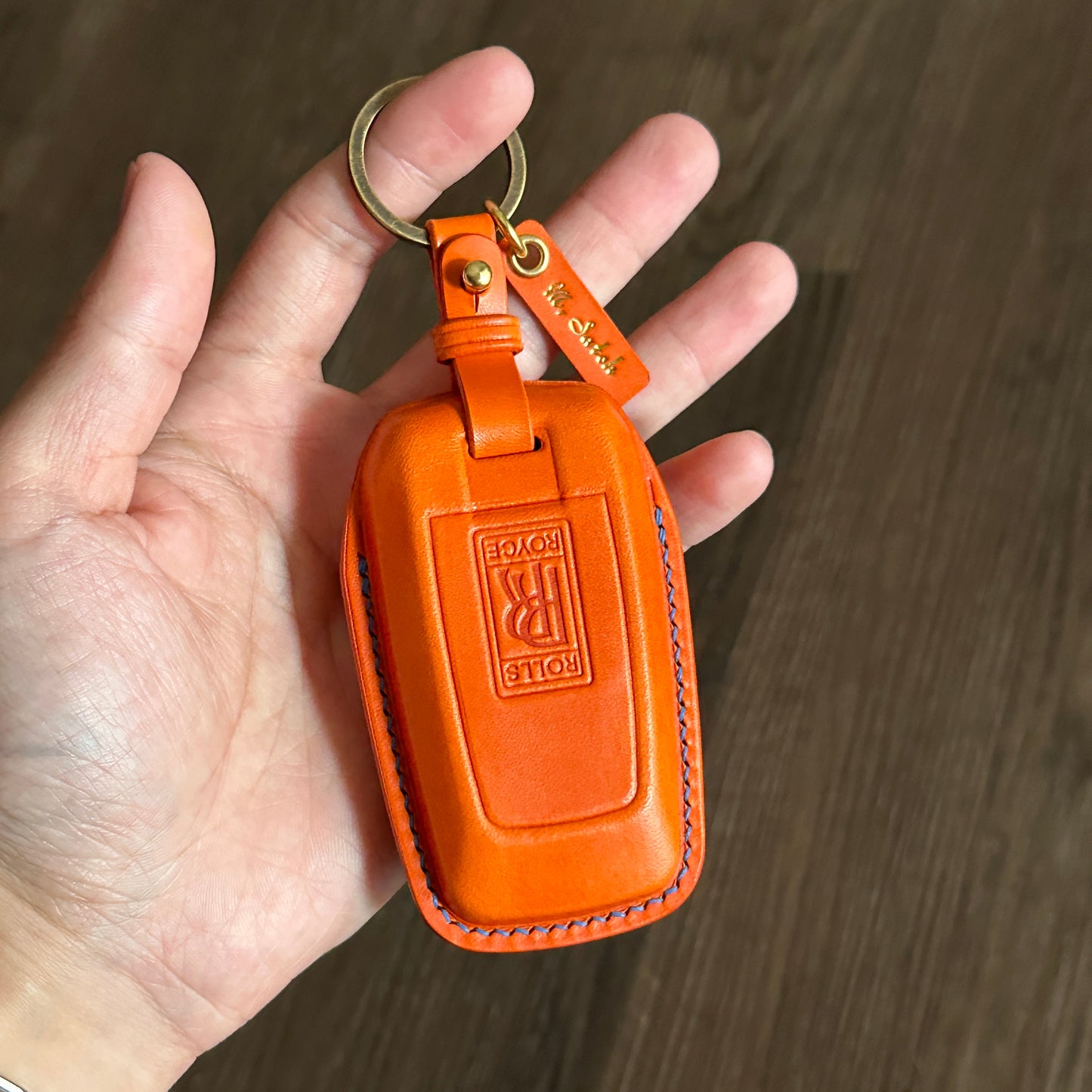 Rolls Royce key fob cover, key case,Buttero Leather