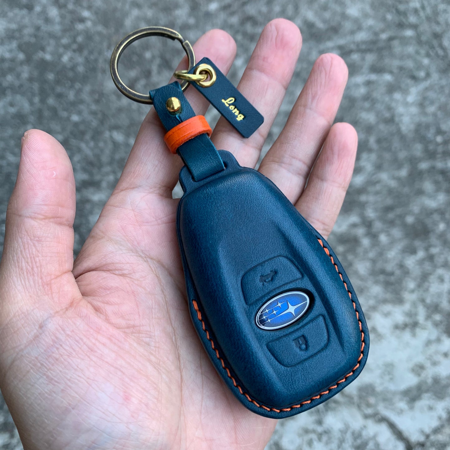 Subaru key fob cover, Buttero Leather key case