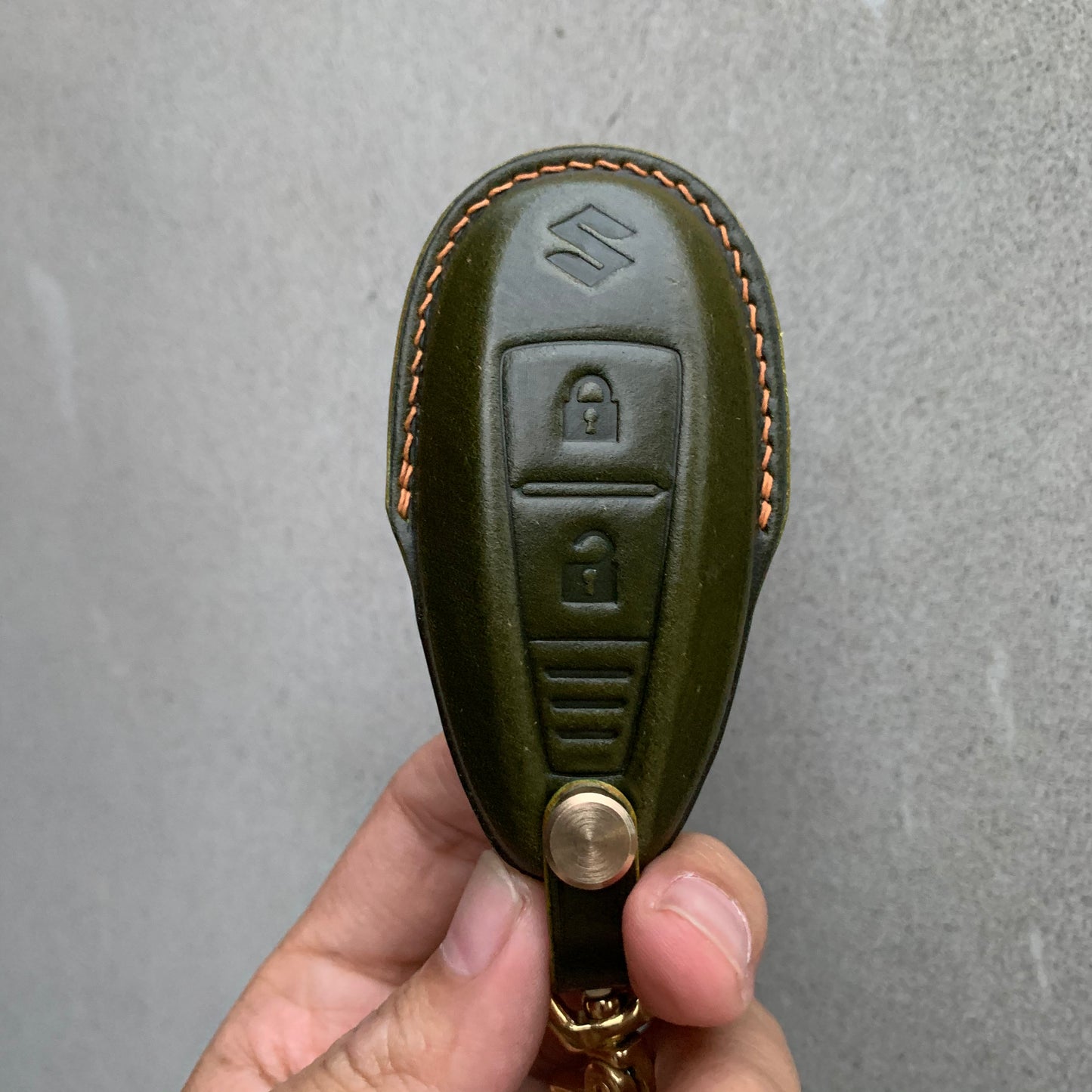 Suzuki key fob cover, Shell Cordovan key case