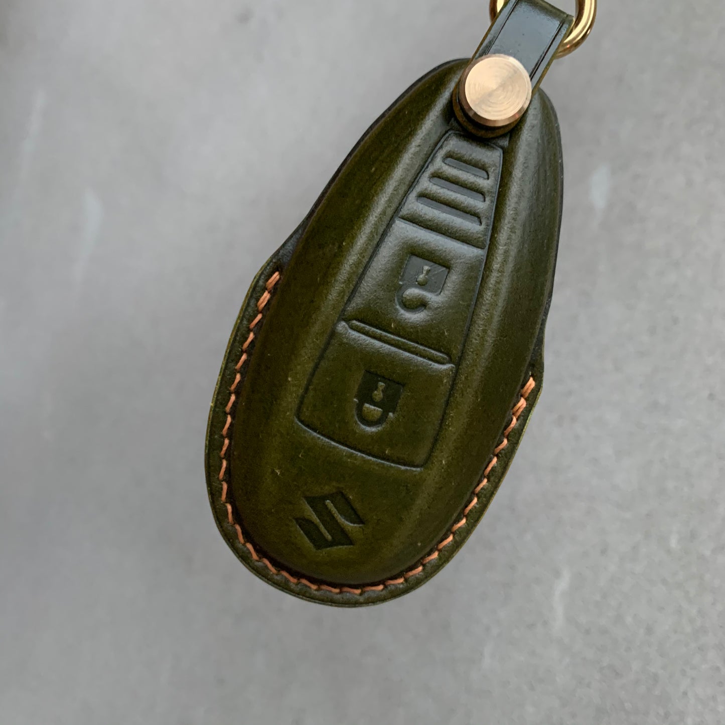 Suzuki key fob cover, Shell Cordovan key case