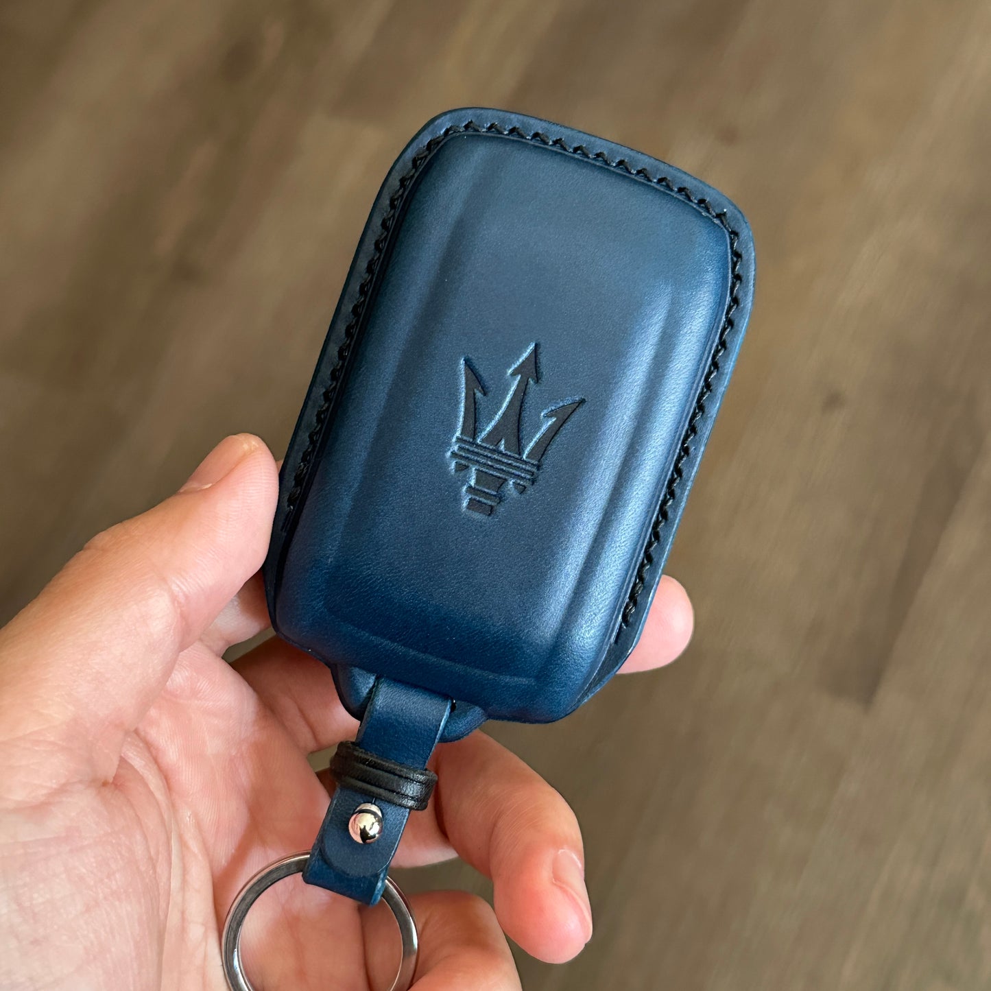 Maserati key fob cover, Buttero Leather