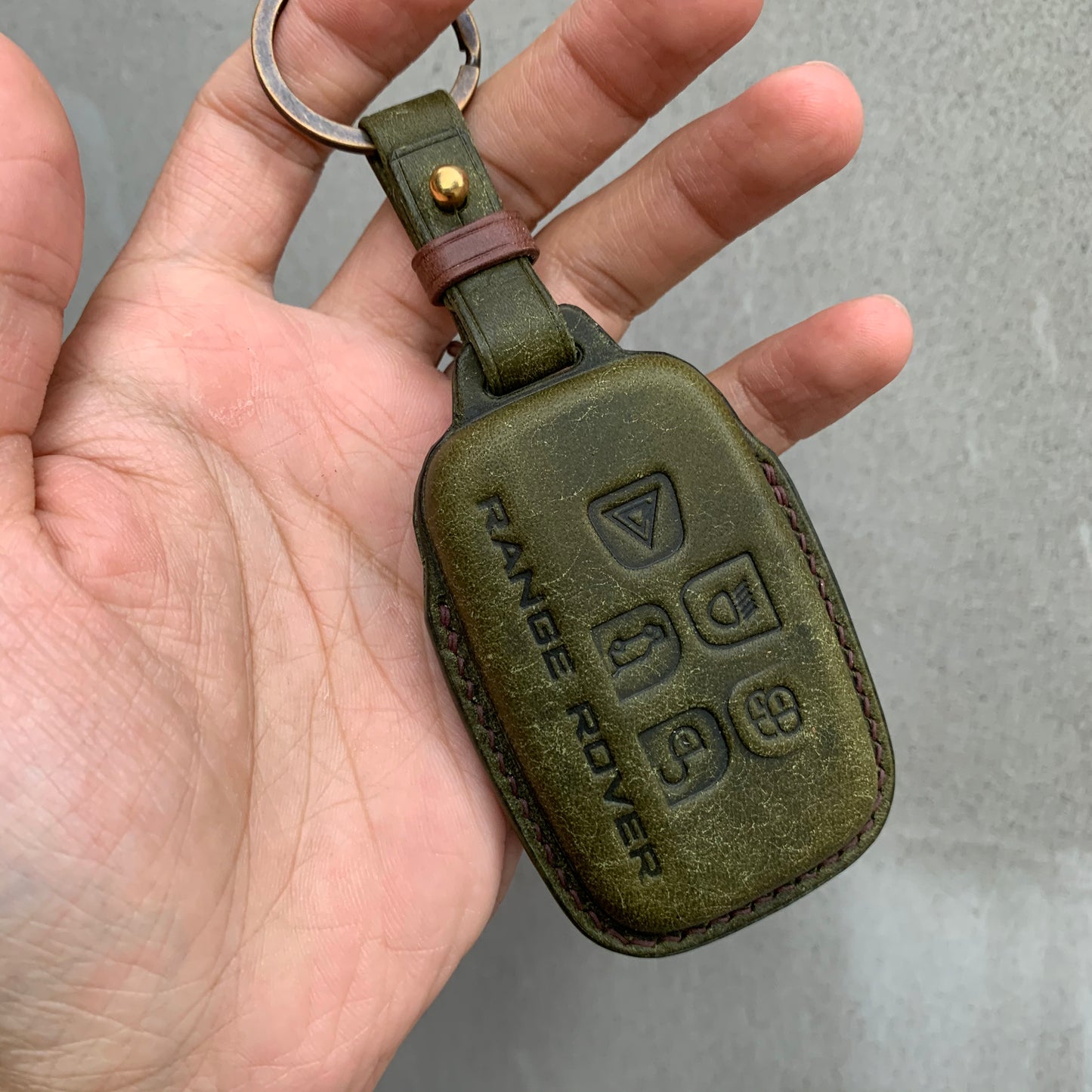 Land Rover key case, Pueblo leather