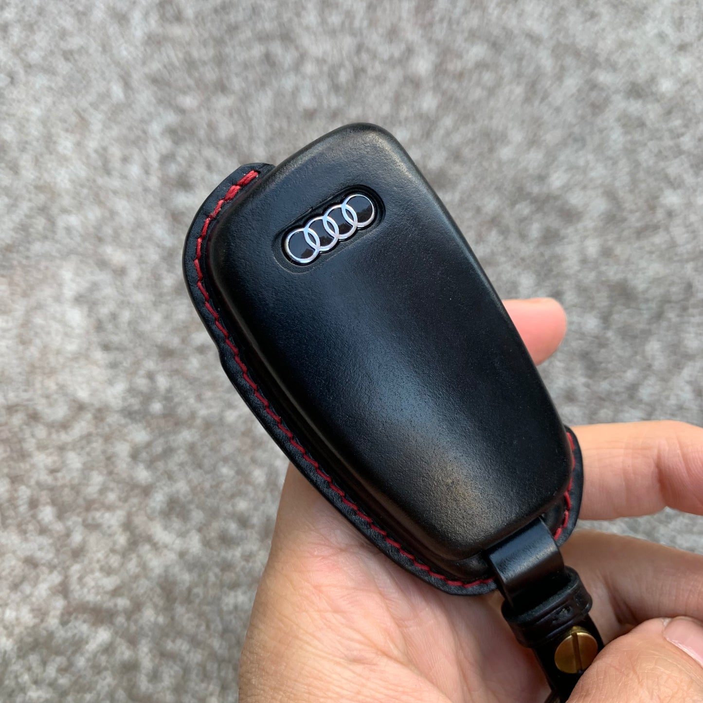 Audi key fob cover, Shell Cordovan