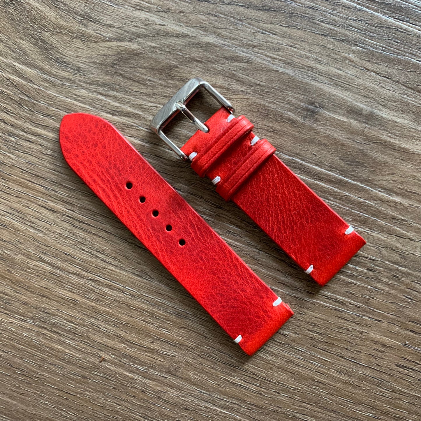 Italian Badalassi wax leather watch band