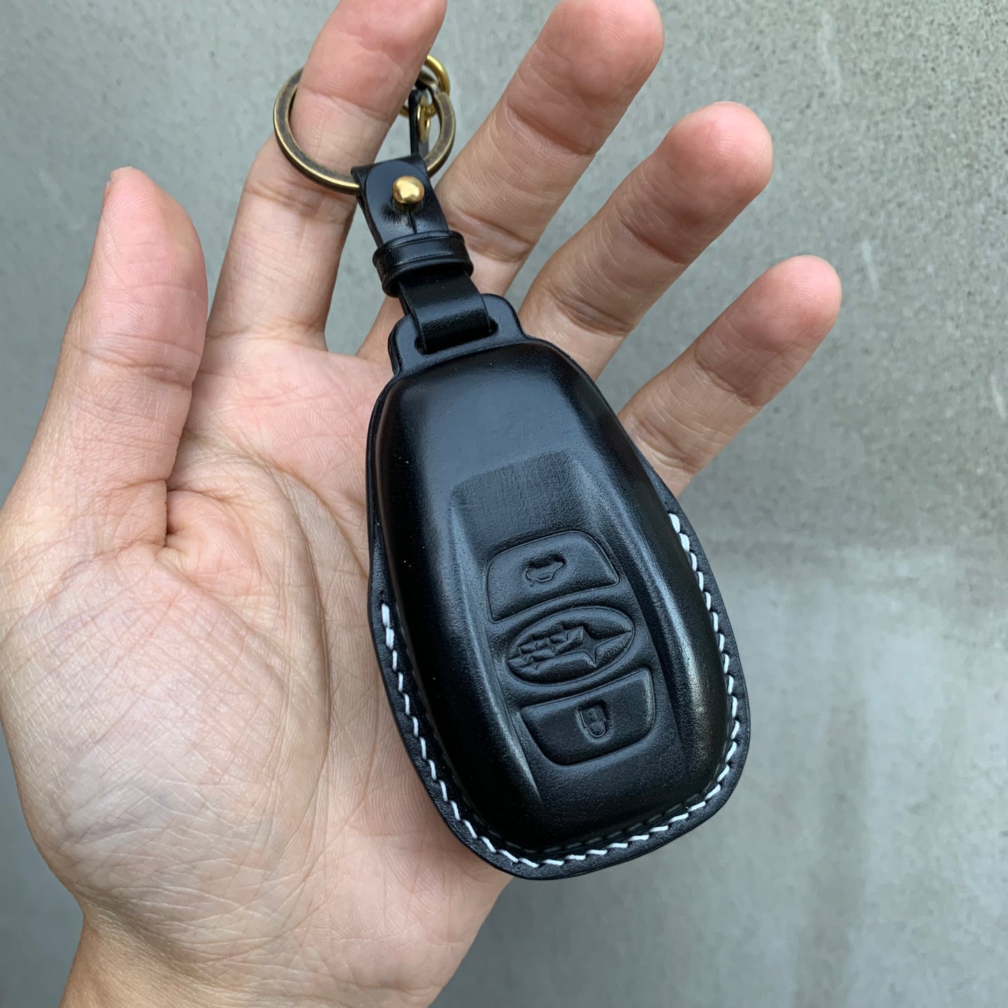 Subaru key fob cover, Shell Cordovan key case
