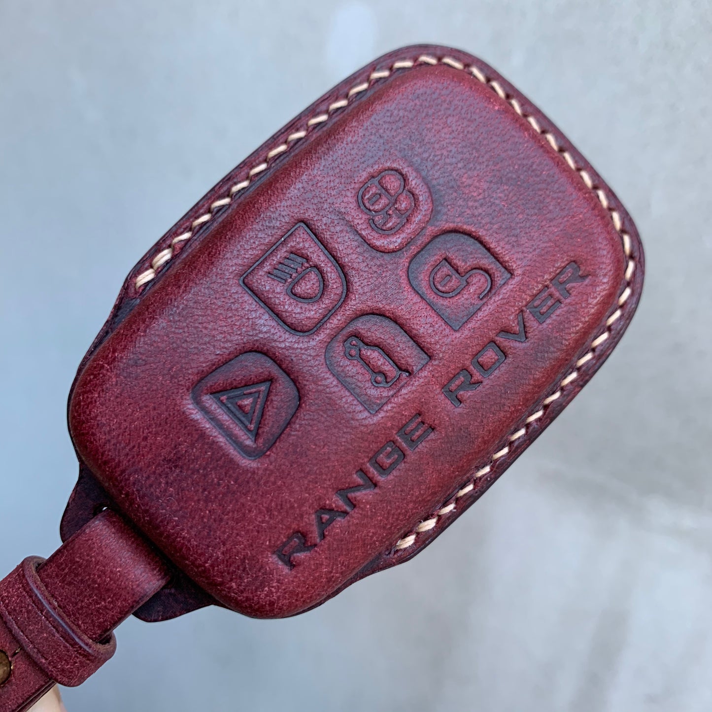 Land Rover key case, Pueblo leather