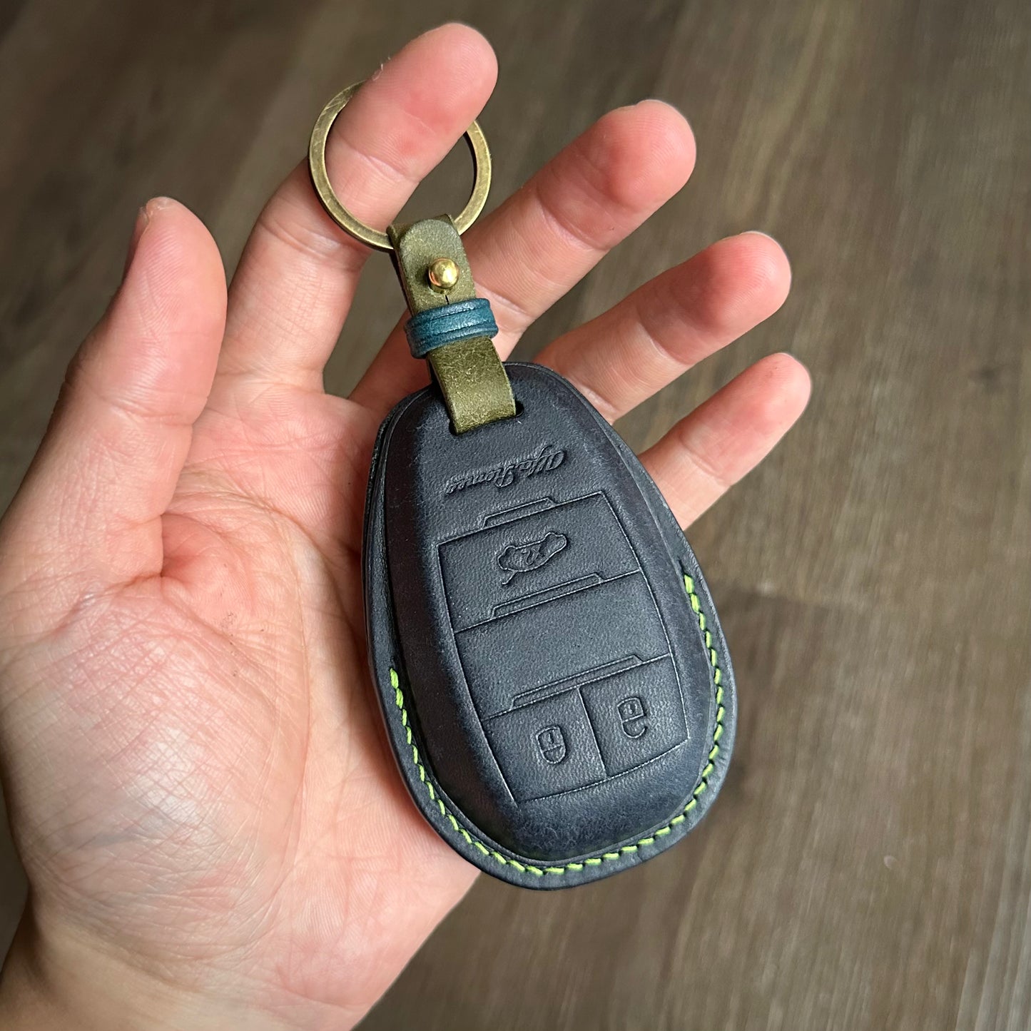 Alfa Romeo key fob cover, Pueblo leather