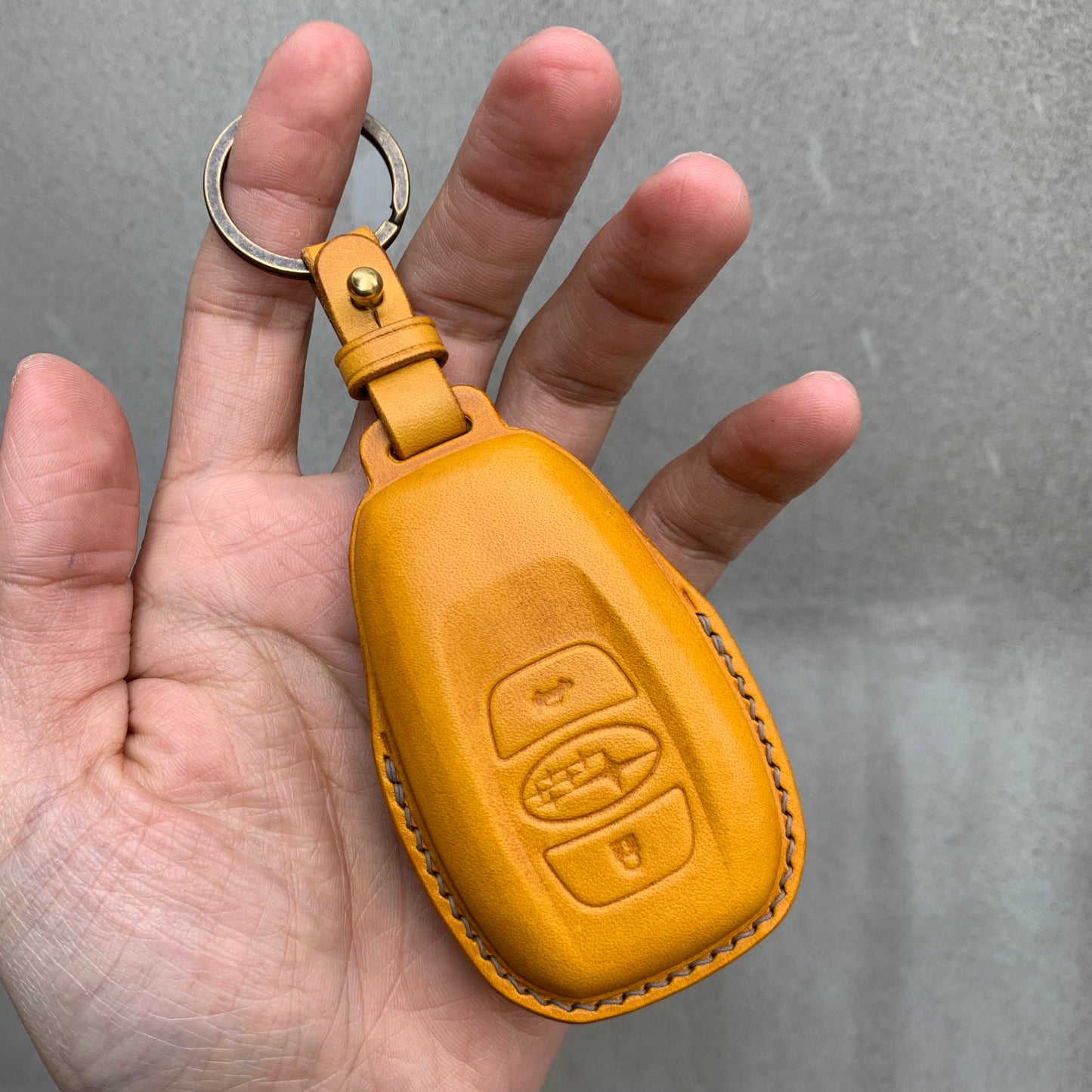Subaru key fob cover, Buttero Leather key case