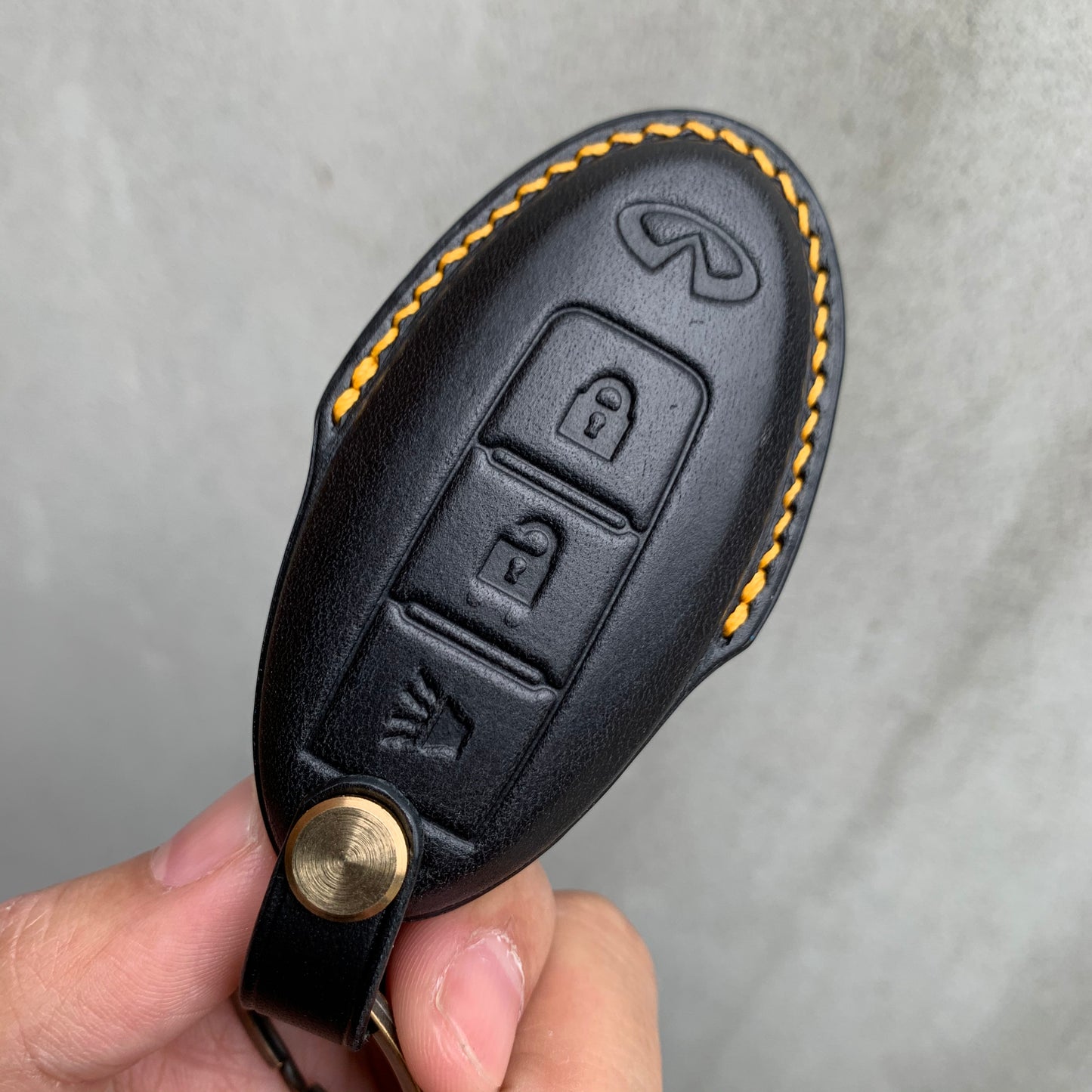 Infiniti key fob cover, Buttero Leather key case