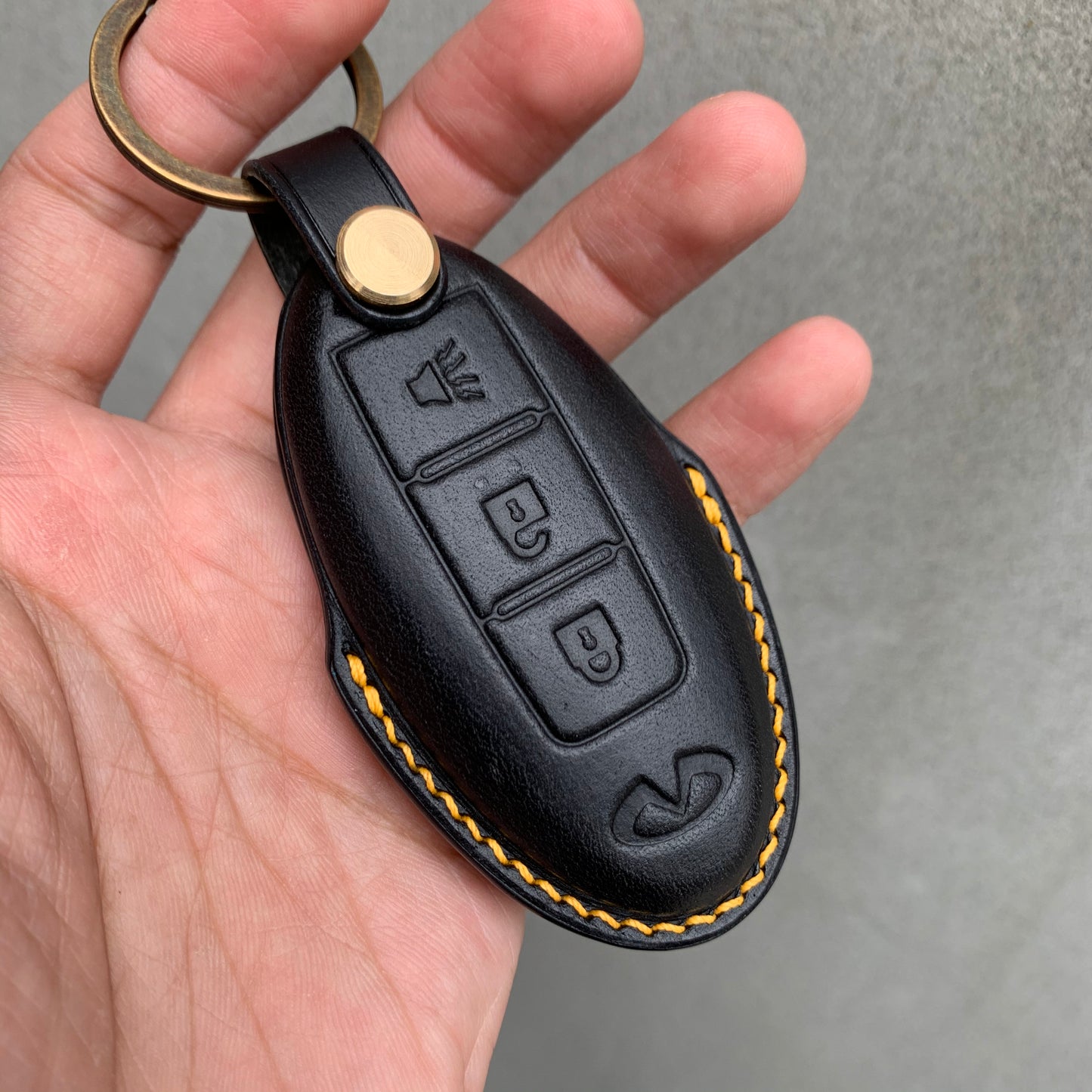 Infiniti key fob cover, Buttero Leather key case