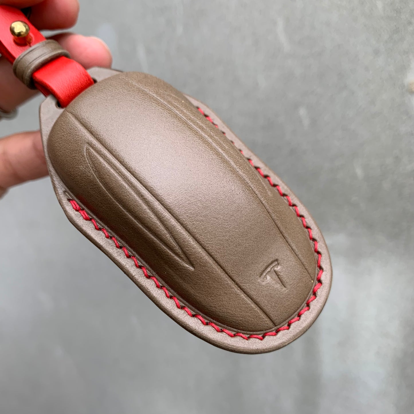 Tesla key fob cover, Buttero Leather