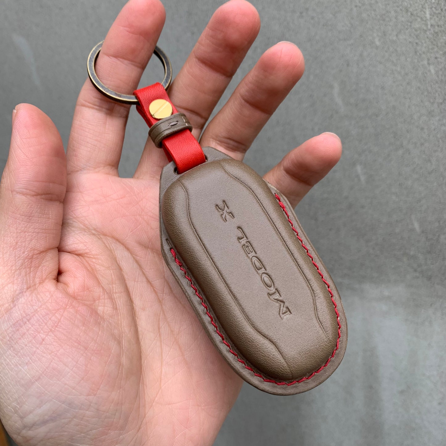 Tesla key fob cover, Buttero Leather