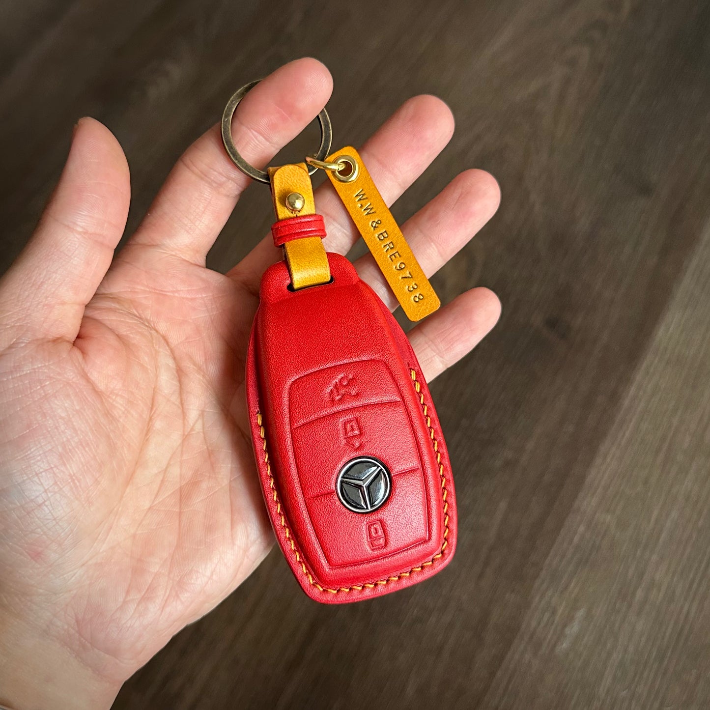 Mercedes-Benz key fob cover, Buttero Leather