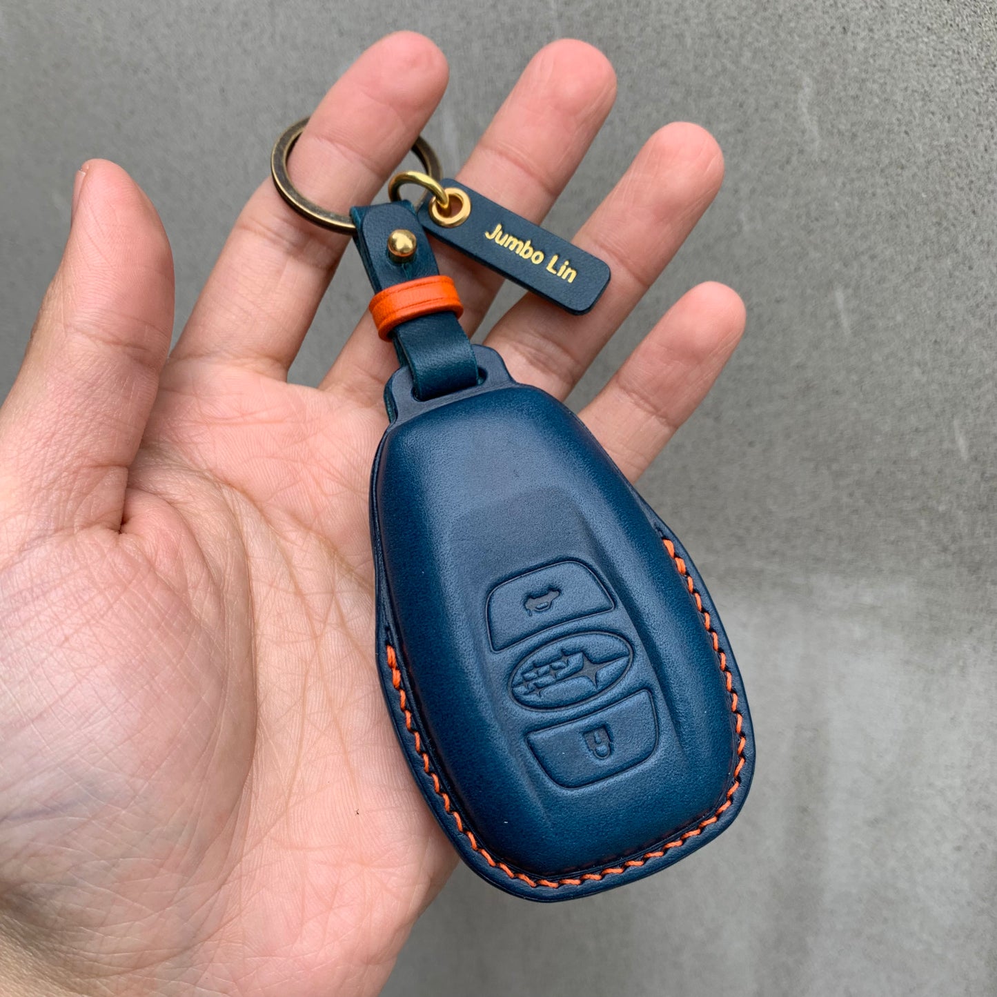 Subaru key fob cover, Buttero Leather key case