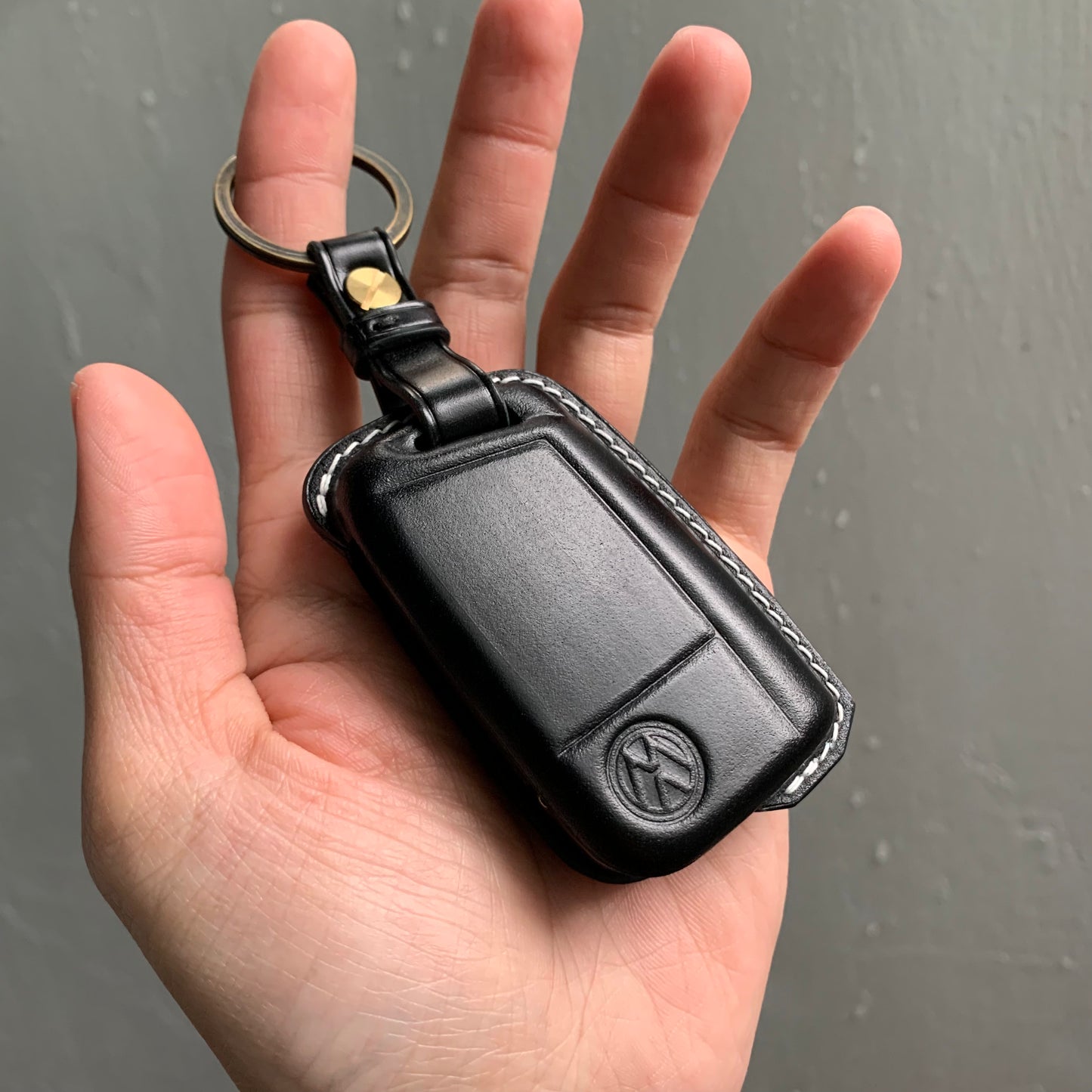 Volkswagen key fob cover, Shell Cordovan, key case