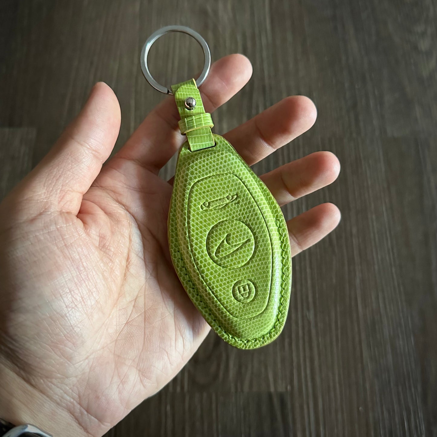 McLaren key fob cover, McLaren Leather key case, Lizard leather