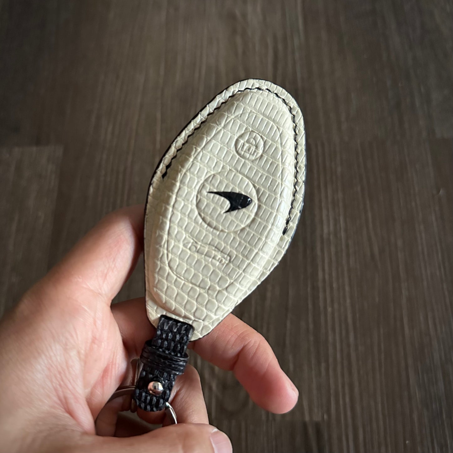 McLaren key fob cover, McLaren Leather key case, Lizard leather