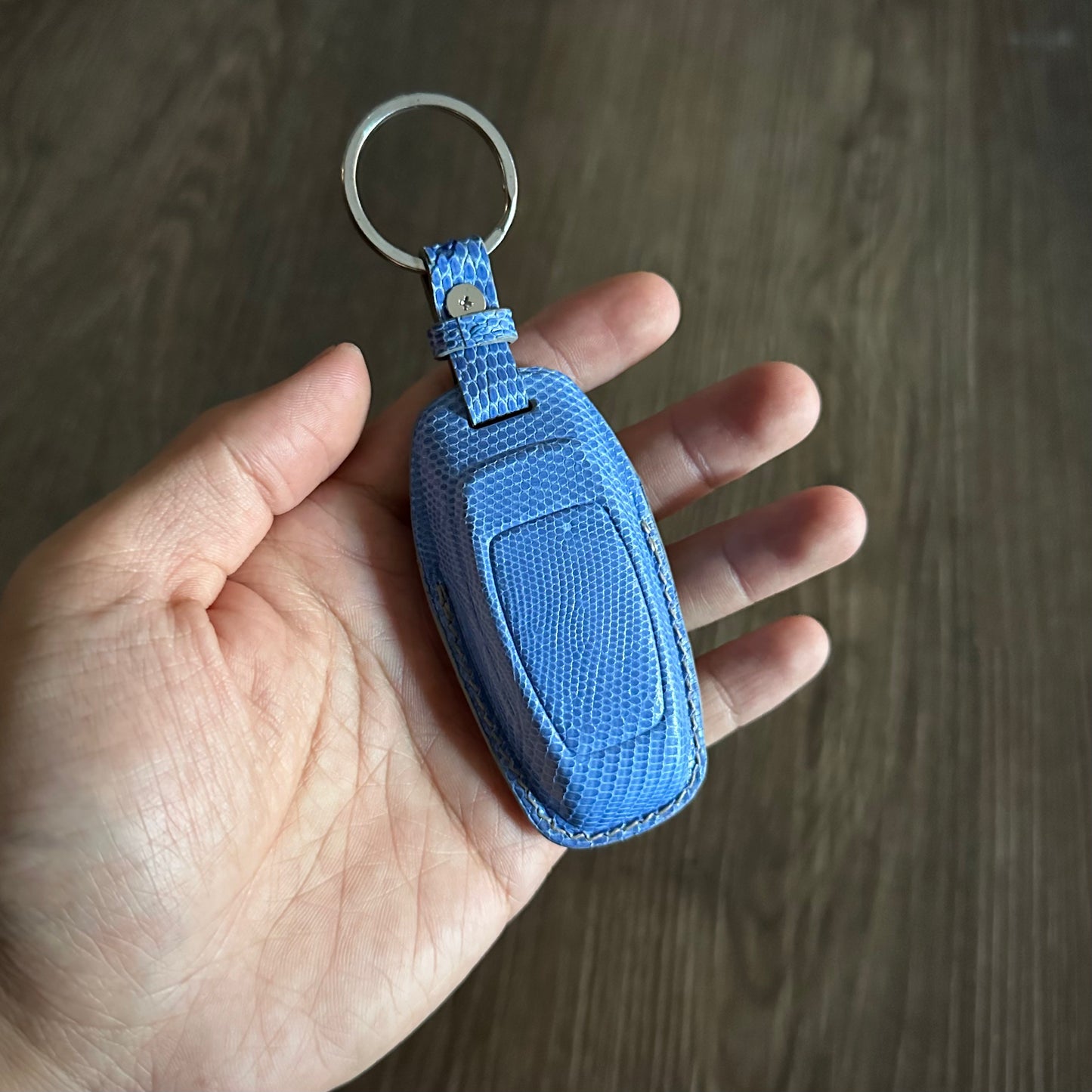 Audi key fob cover, Audi Leather key case, Lizard leather