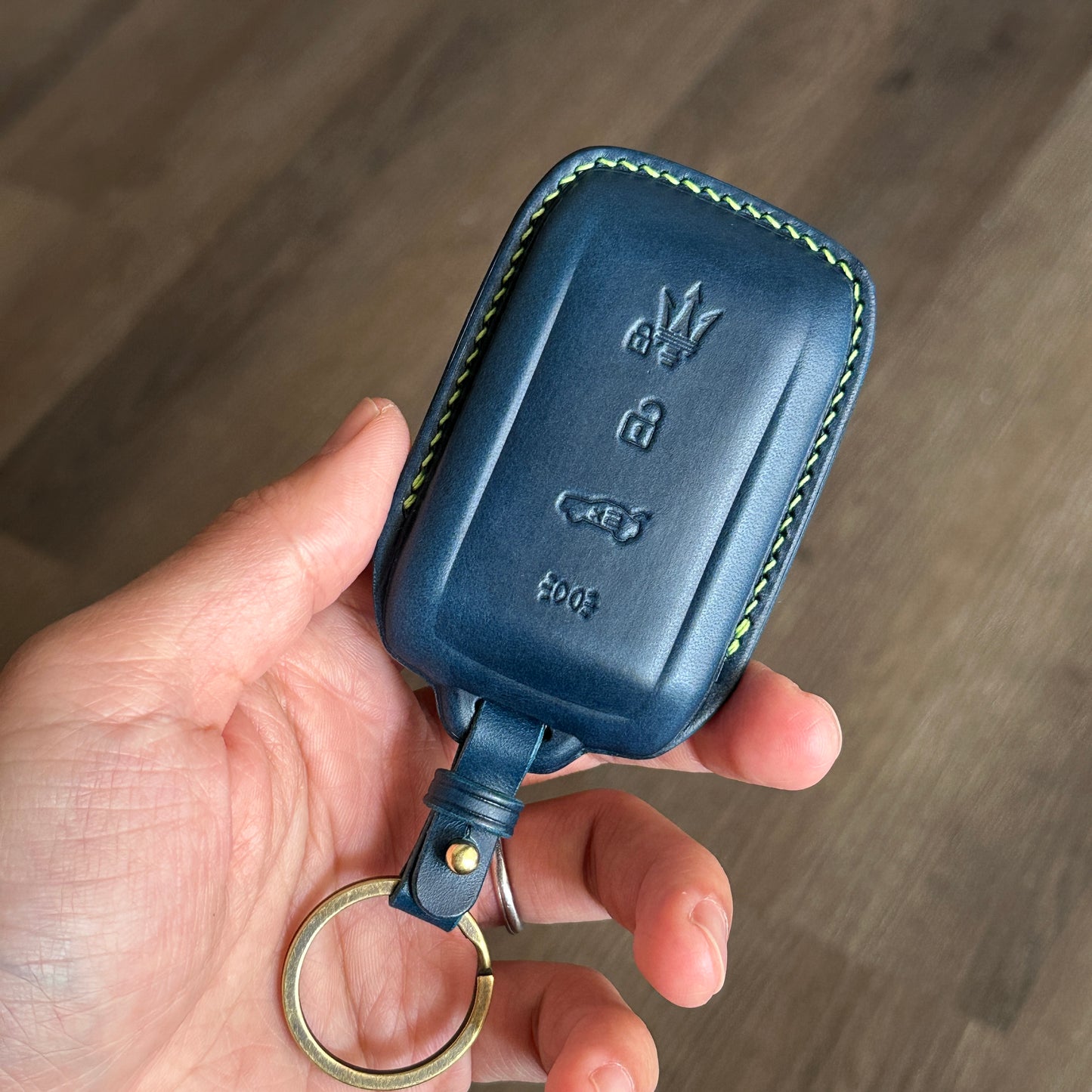 Maserati key fob cover, Buttero Leather