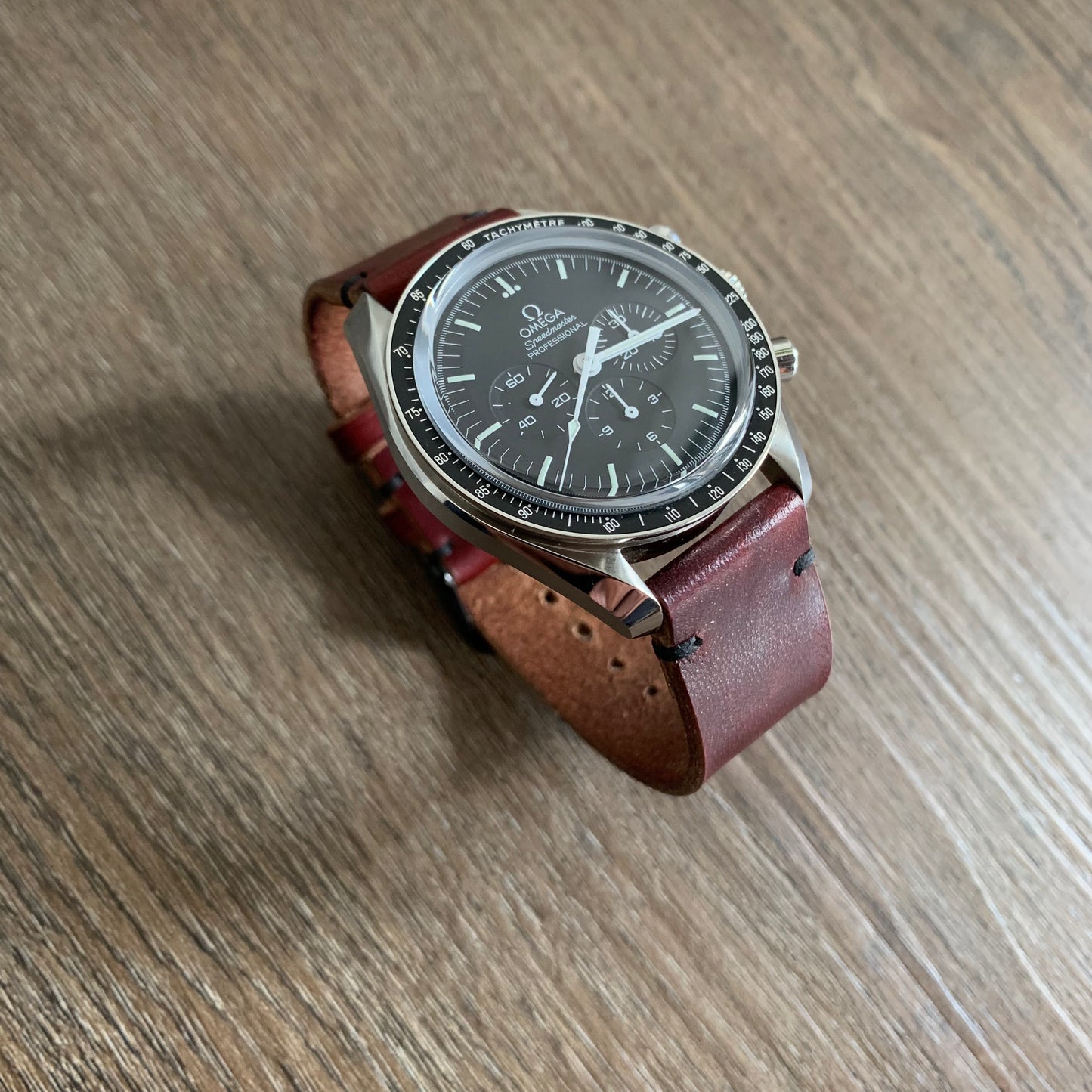 Horween Chromexcel watch band, watch strap