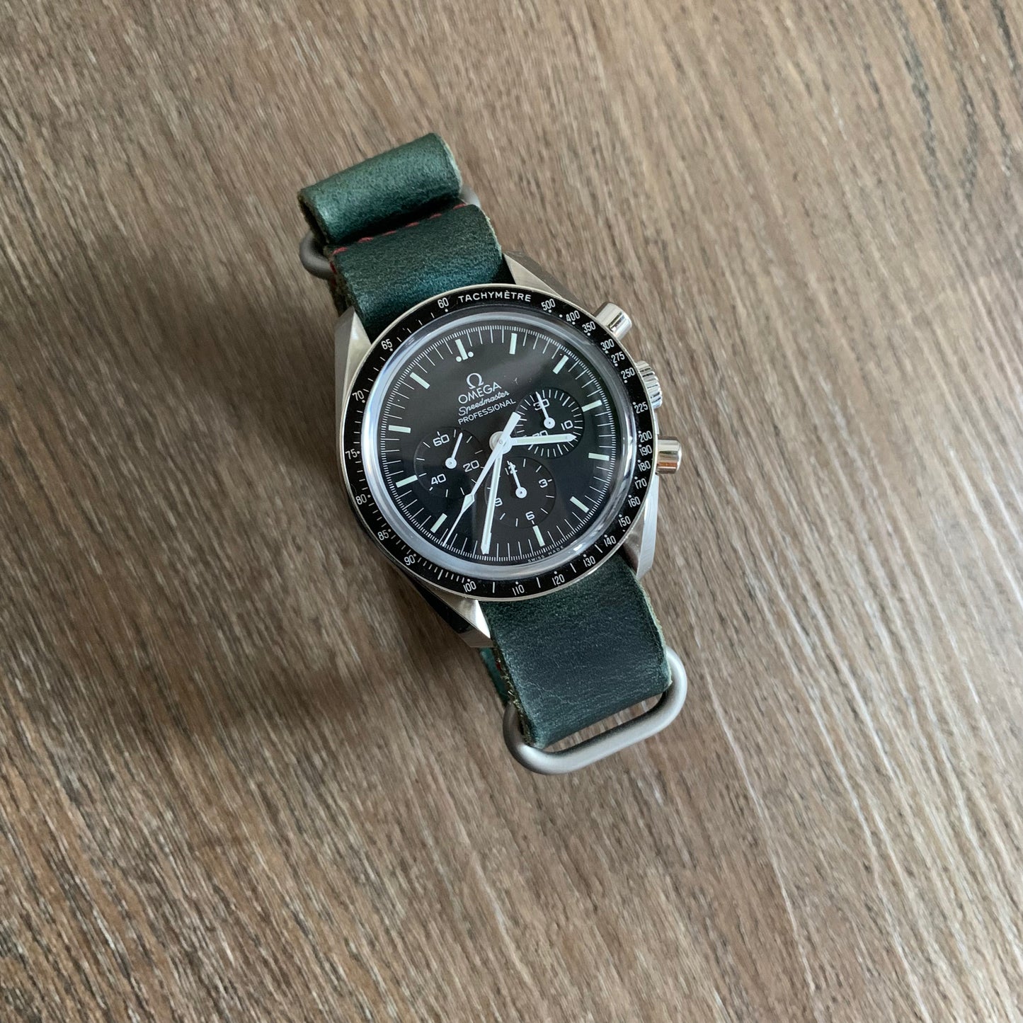 Wax Leather NATO strap, leather zulu strap