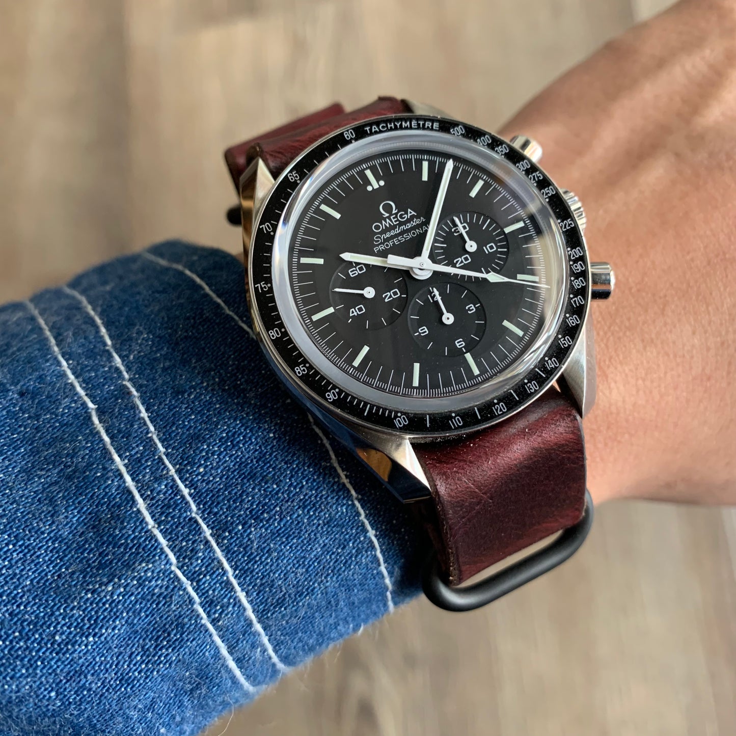 Horween Chromexcel NATO strap, zulu strap, watch band